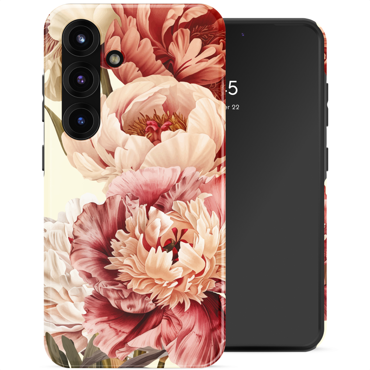 Selencia Coque arrière Vivid Samsung Galaxy S25 - Vintage Peony