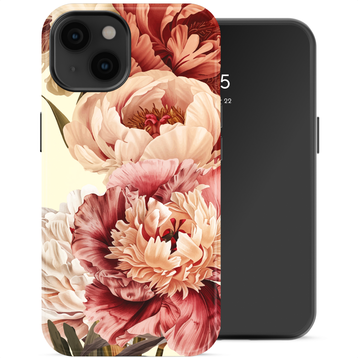 Selencia Coque arrière Vivid Apple iPhone 14 - Vintage Peony