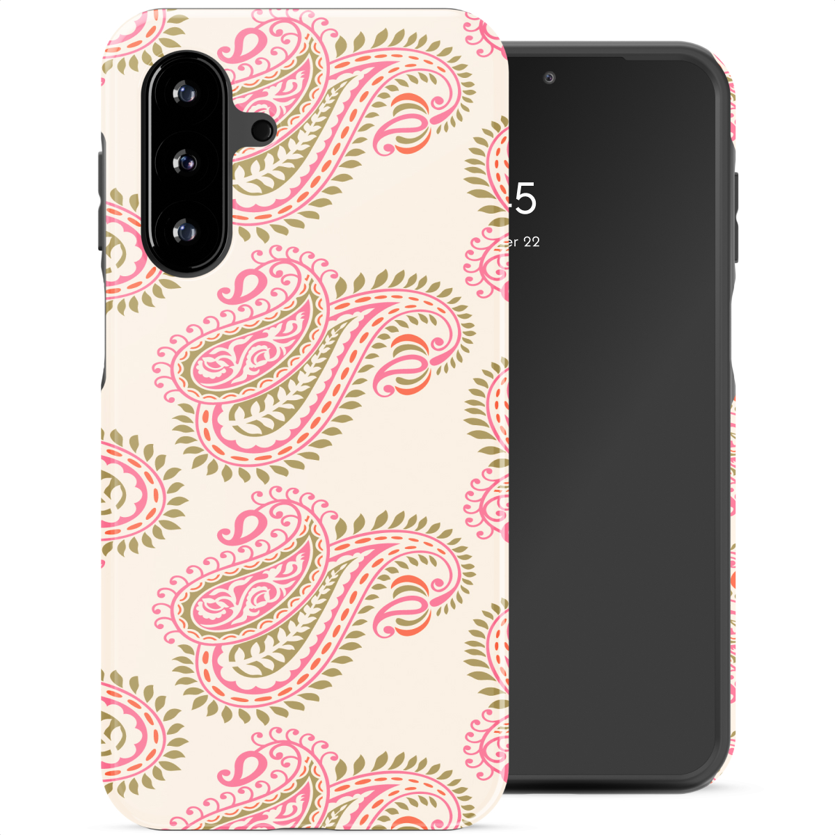 Selencia Coque arrière Vivid Samsung Galaxy A17 (5G) / (4G) - Paisley Blush