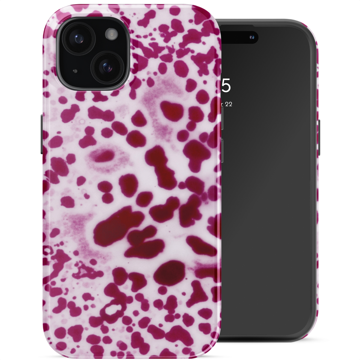 Selencia Coque arrière Vivid avec MagSafe Apple iPhone 15 - Cosmic Orchid
