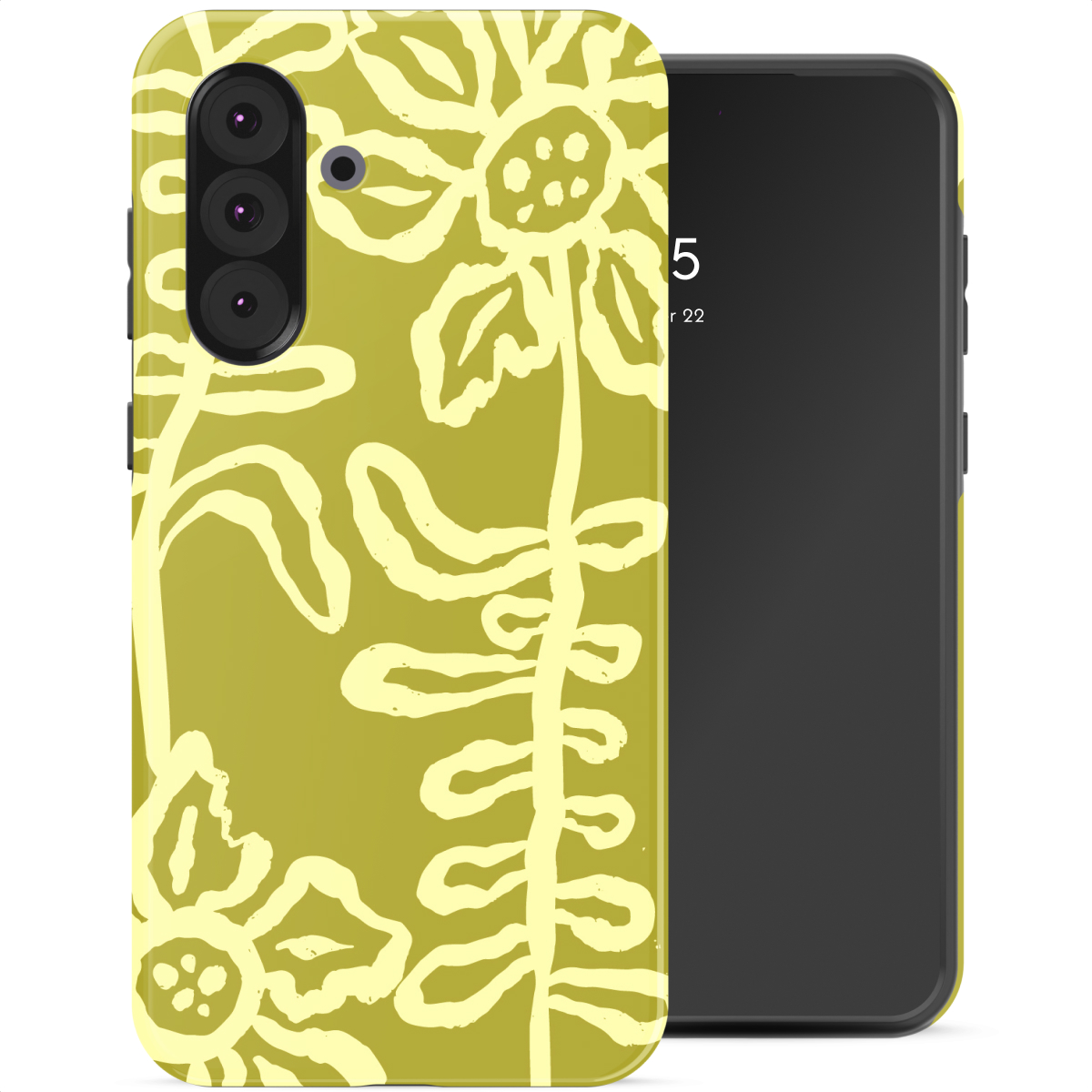 Selencia Coque arrière Vivid Samsung Galaxy A36 / A56 - Chalky Bloom