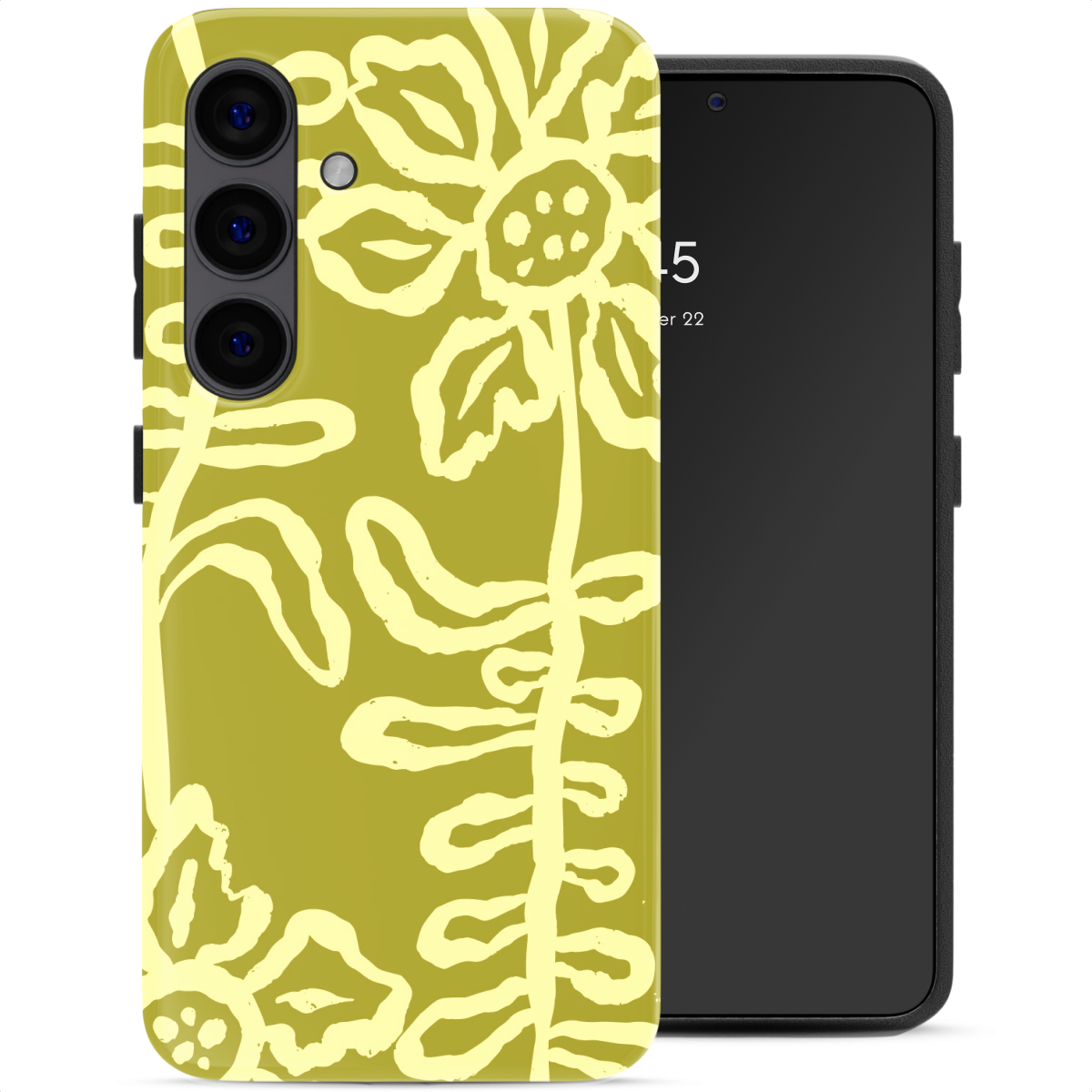 Selencia Coque arrière Vivid Samsung Galaxy S24 - Chalky Bloom