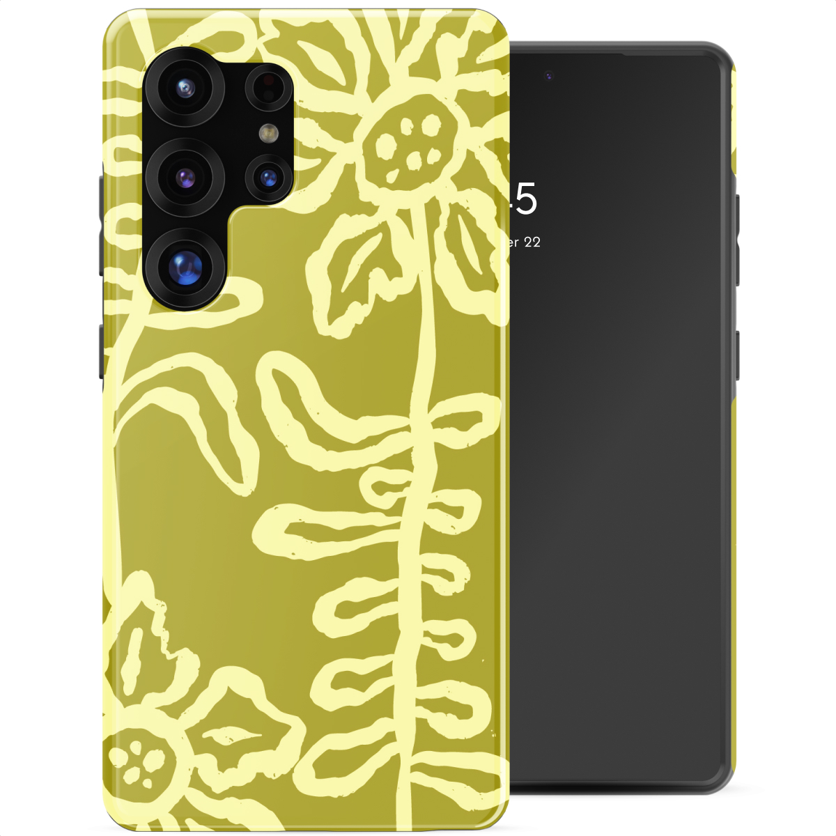 Selencia Coque arrière Vivid Samsung Galaxy S25 Ultra - Chalky Bloom