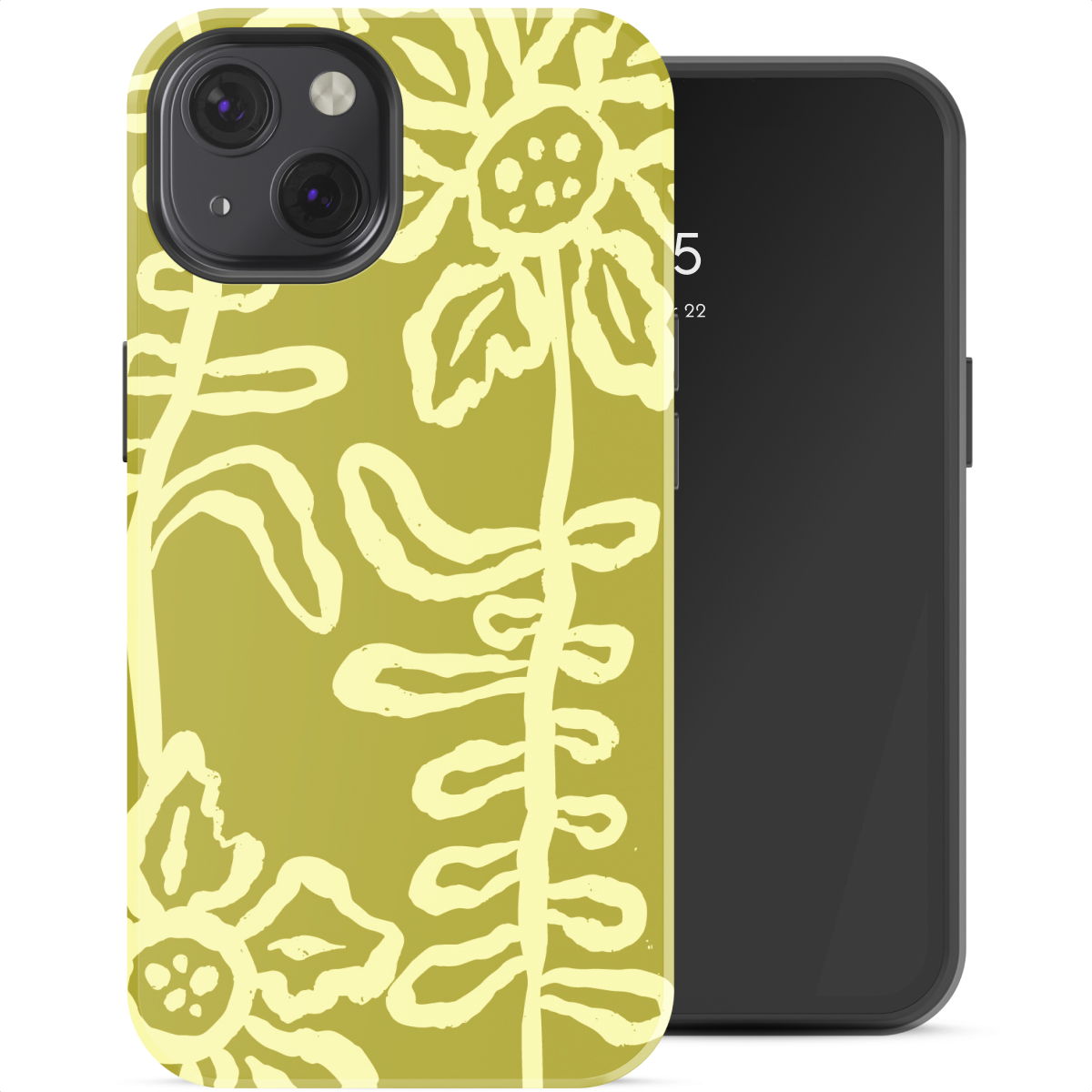 Selencia Coque arrière Vivid Apple iPhone 13 - Chalky Bloom