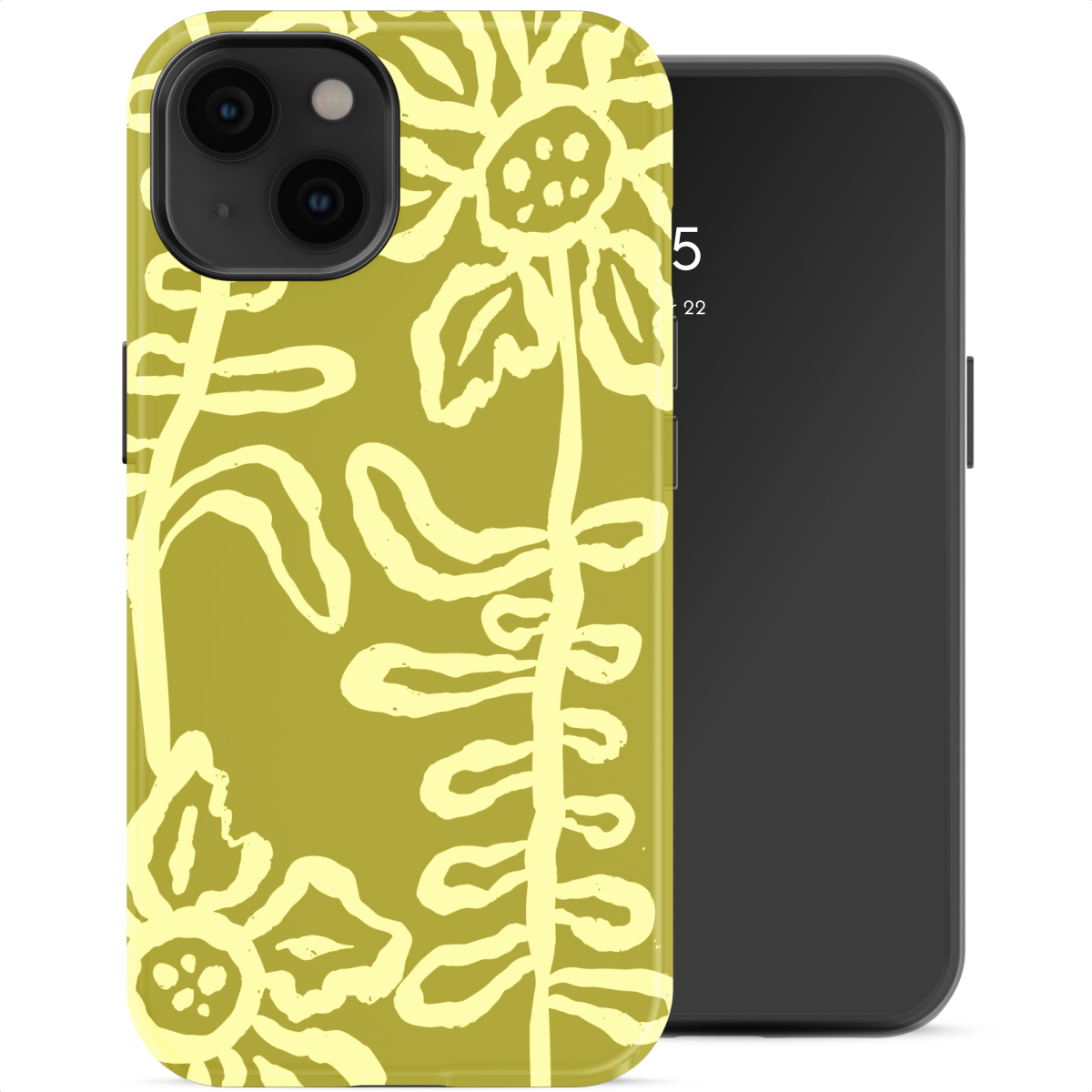 Selencia Coque arrière Vivid avec MagSafe Apple iPhone 14 - Chalky Bloom