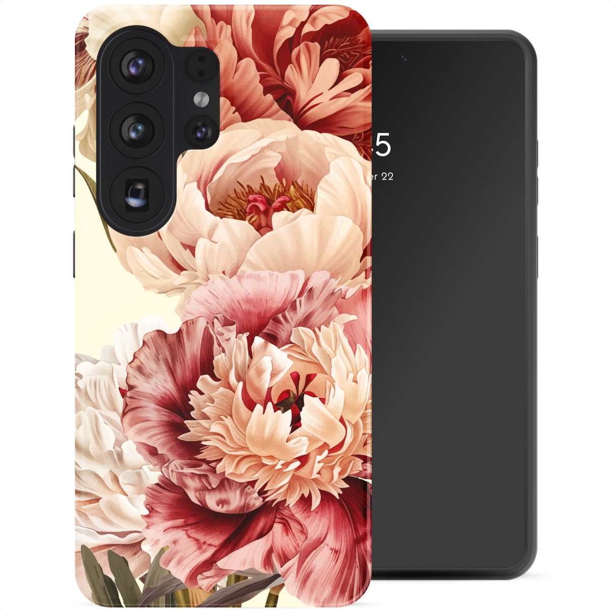 Selencia Coque arrière Vivid Samsung Galaxy S26 Ultra - Vintage Peony