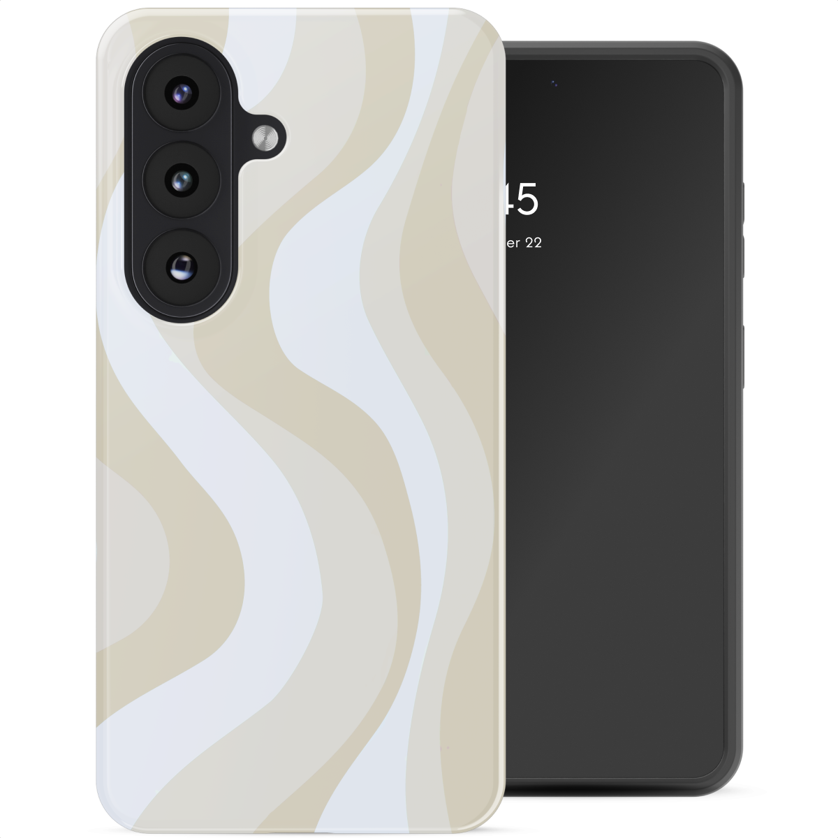 Selencia Coque arrière Vivid Samsung Galaxy A37 (5G) - Desert Waves Beige