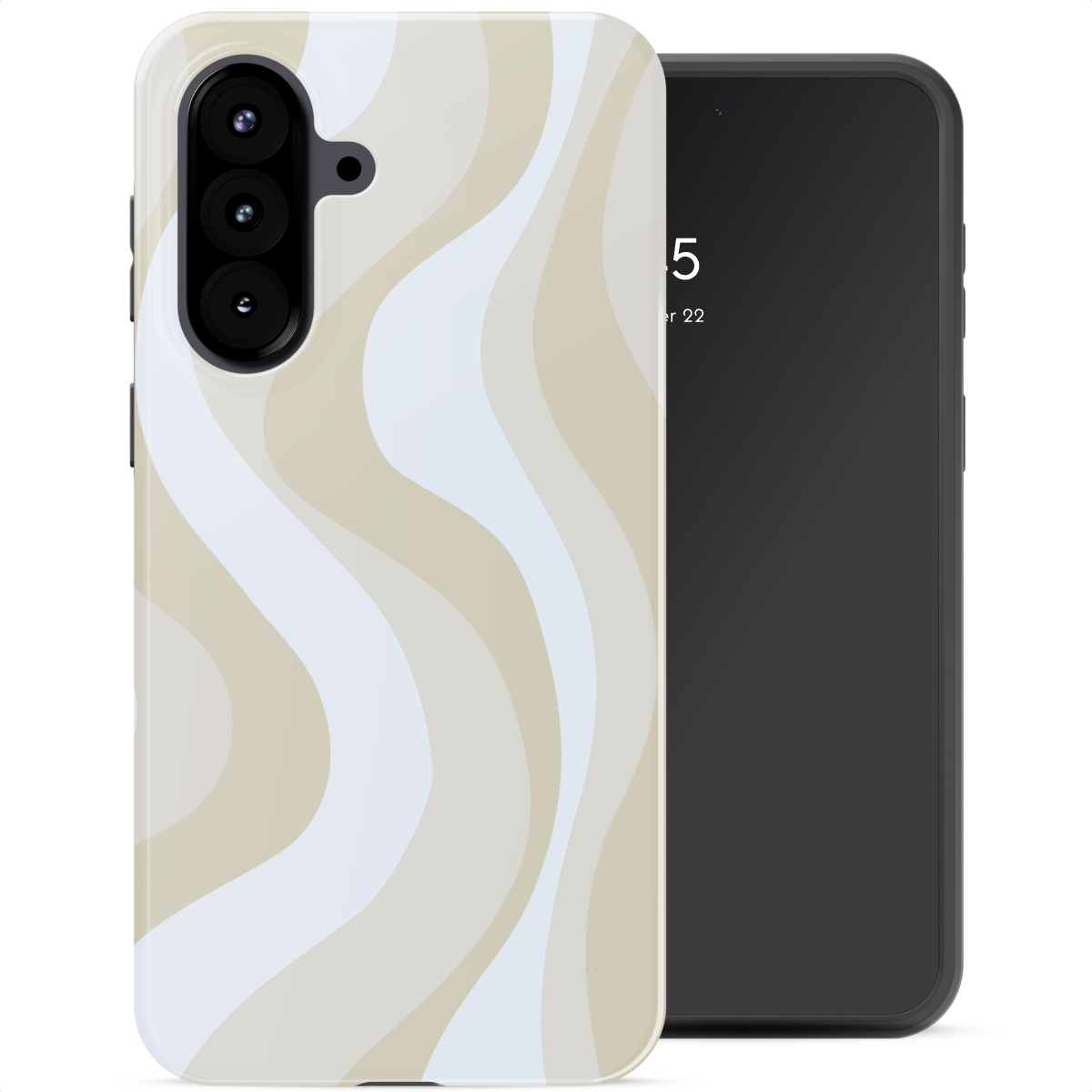 Selencia Coque arrière Vivid Samsung Galaxy A57 (5G) - Desert Waves Beige