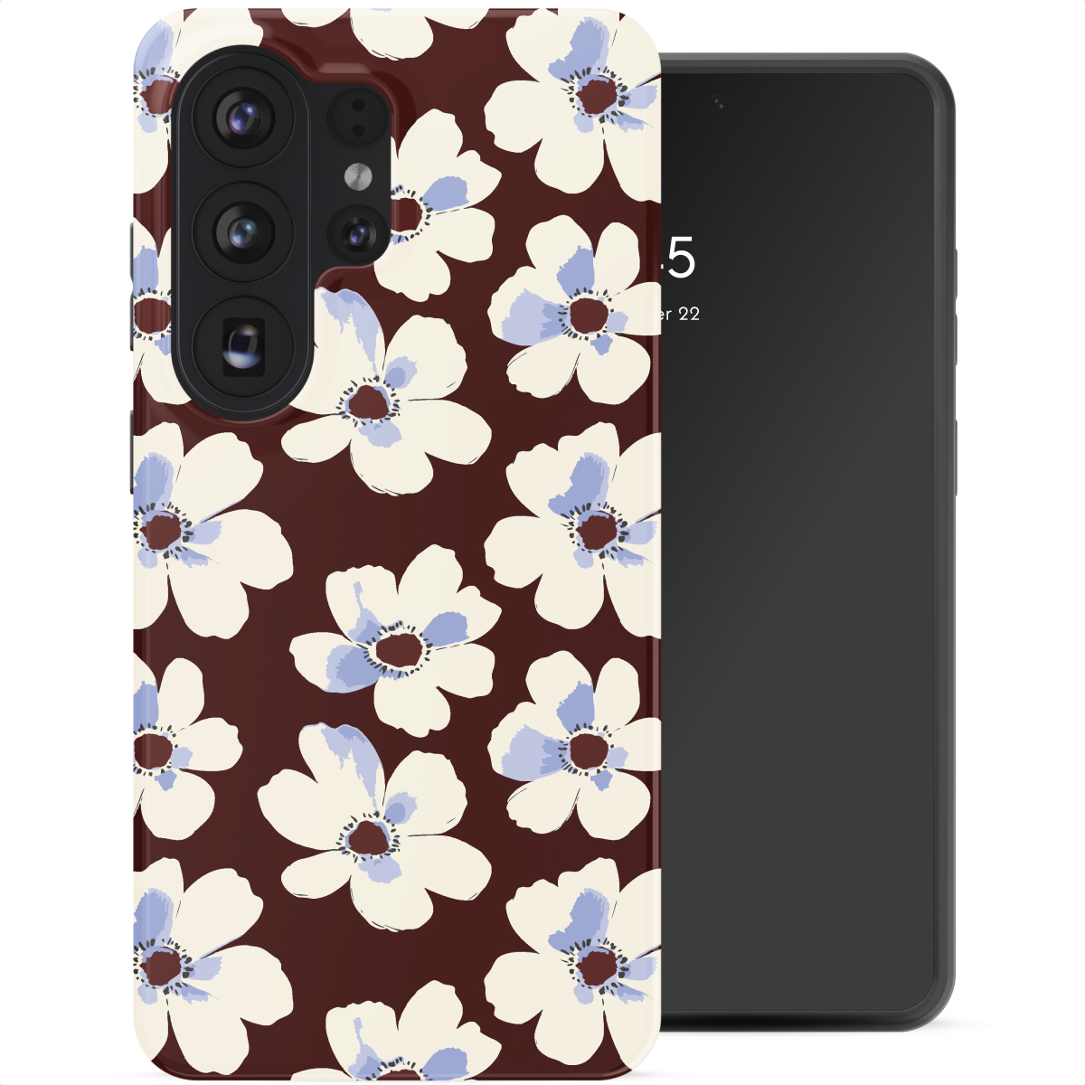 Selencia Coque arrière Vivid avec MagSafe Samsung Galaxy S26 Ultra - Choco Flower Pop