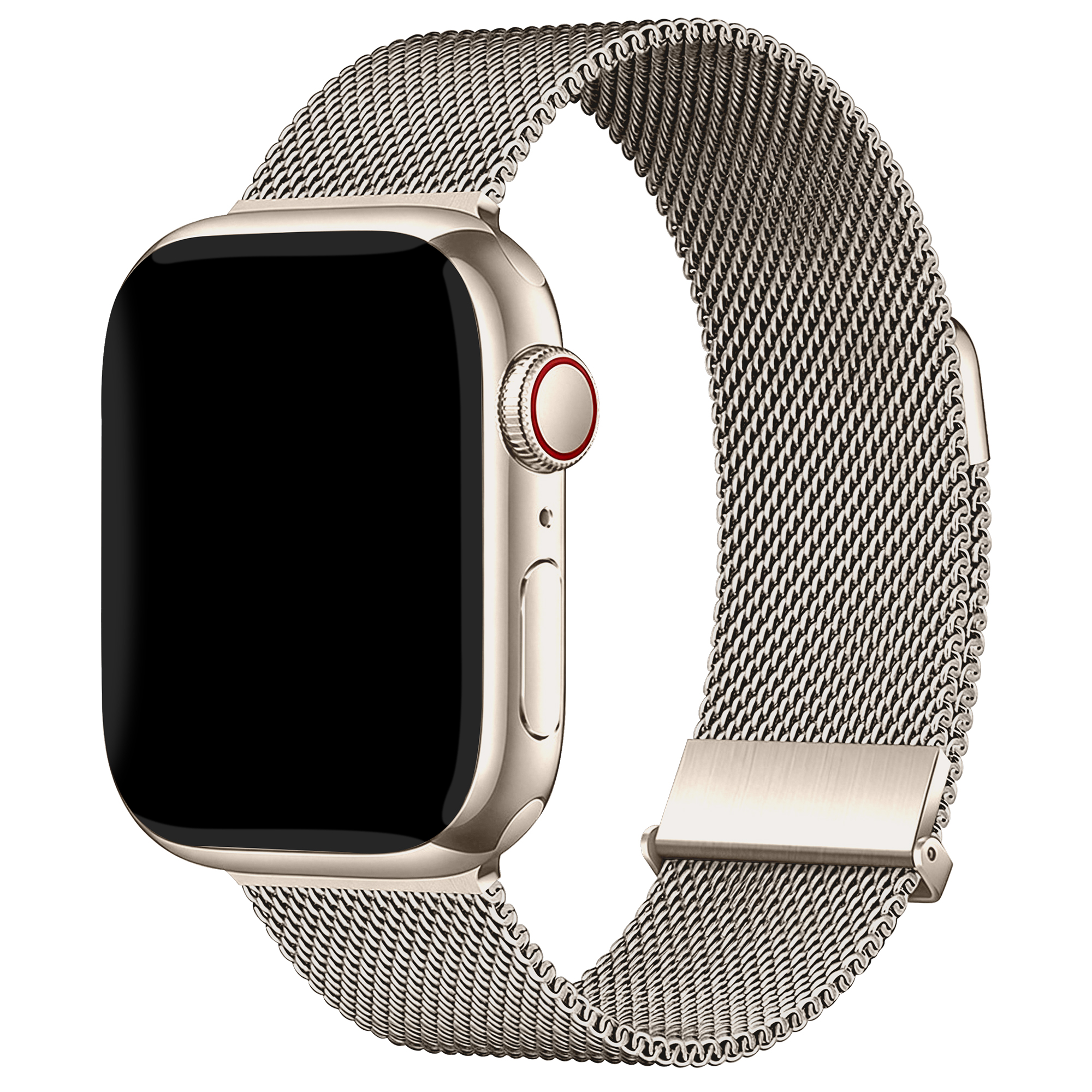 imoshion Milanees magnetisch bandje voor de Apple Watch | 44/45/46/49 mm - Starlight