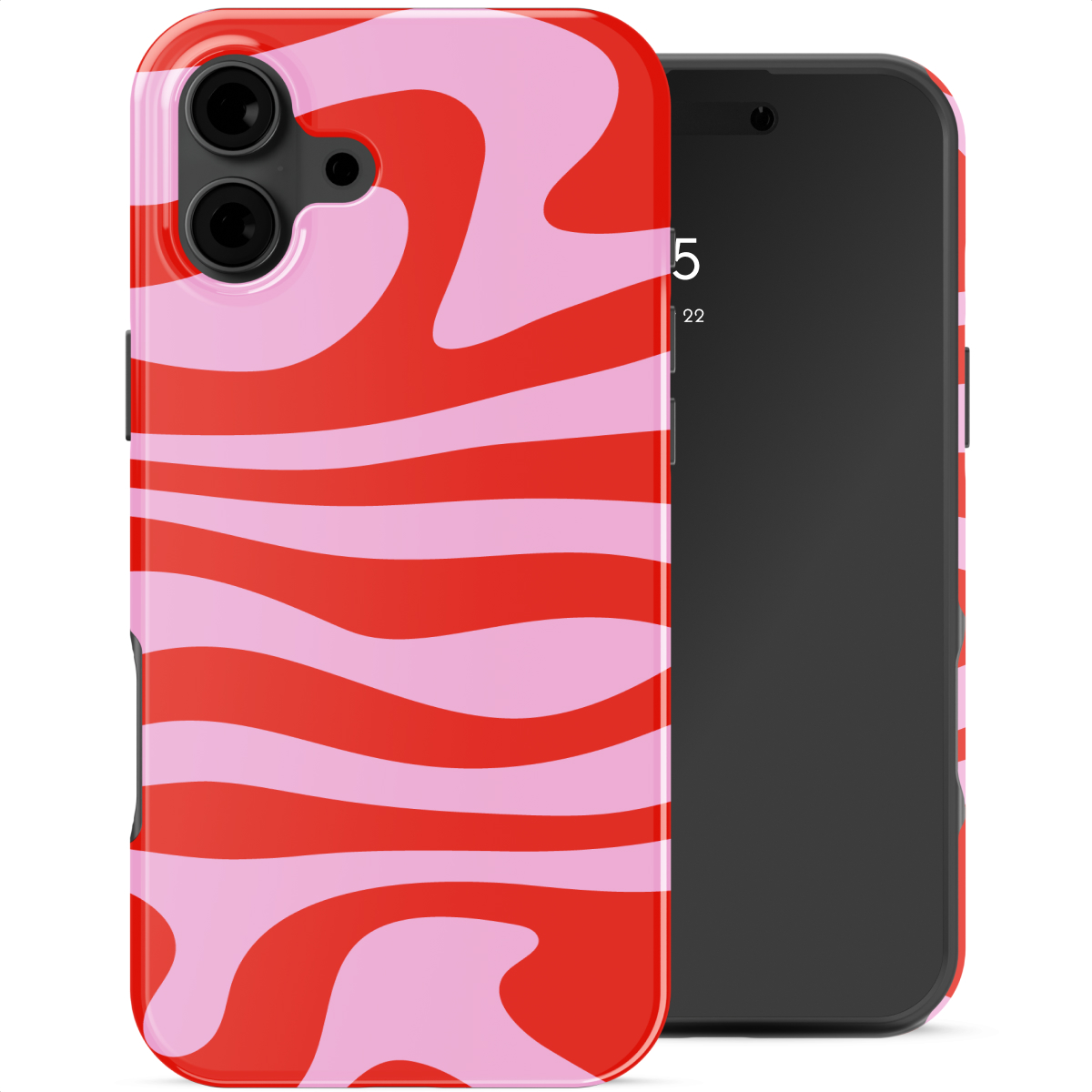 Selencia Vivid Backcover voor de Apple iPhone 16 - Dream Swirl Pink