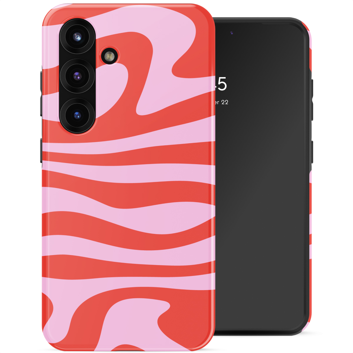 Selencia Coque arrière Vivid avec MagSafe Samsung Galaxy S25 - Dream Swirl Pink