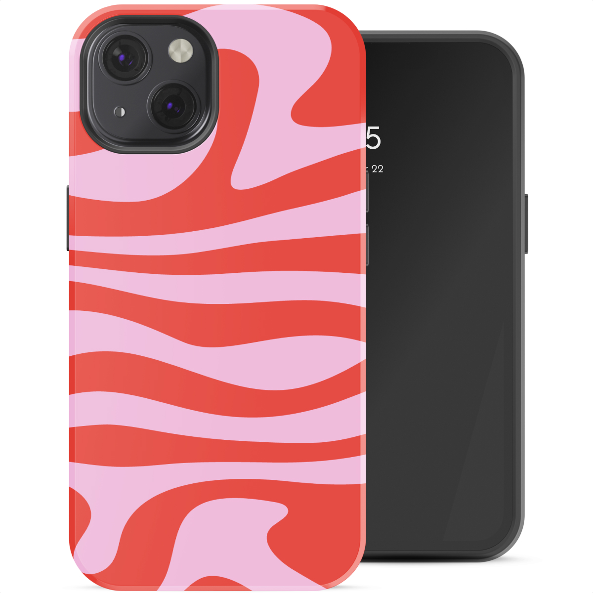 Selencia Coque arrière Vivid avec MagSafe Apple iPhone 13 - Dream Swirl Pink