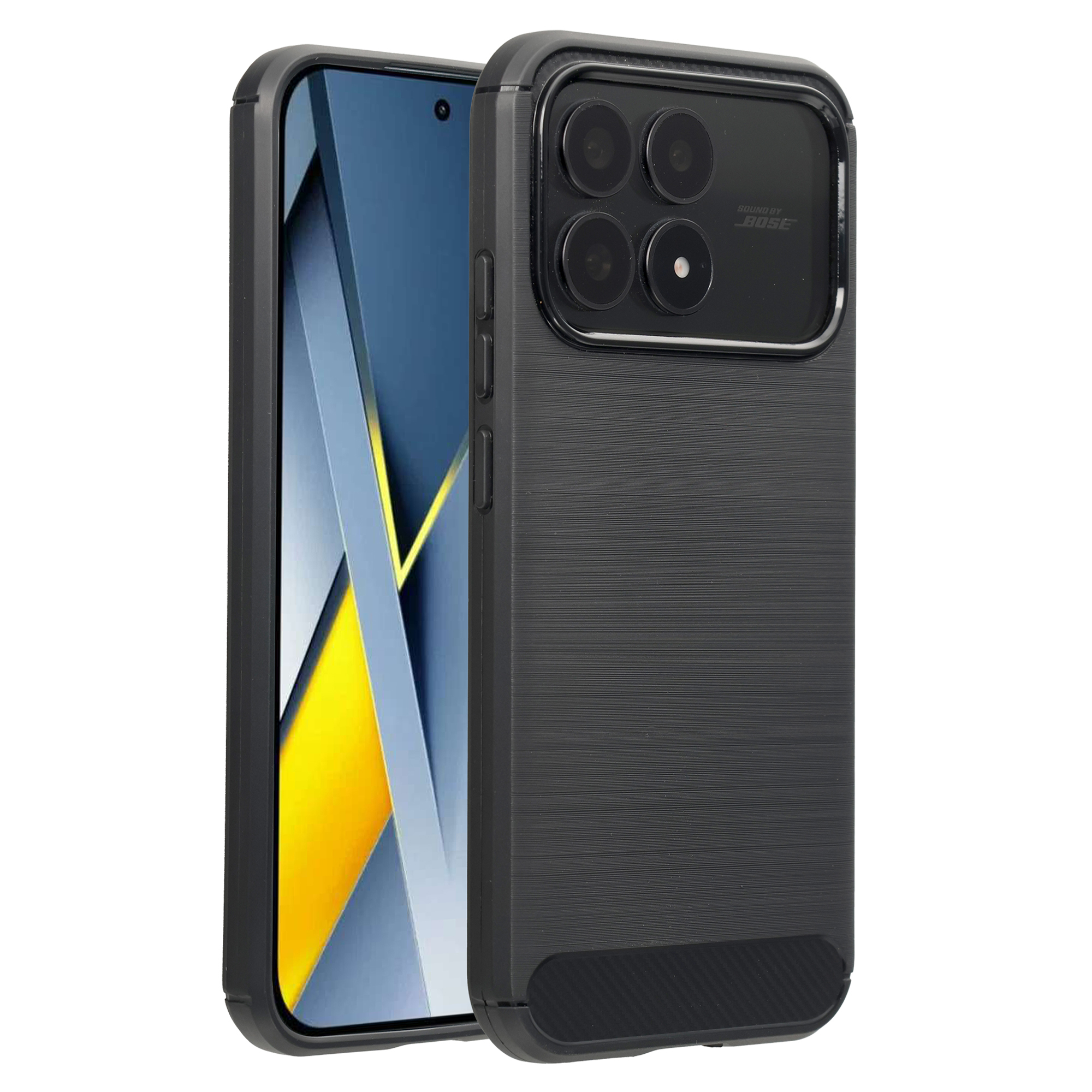 imoshion Coque Brushed Xiaomi Poco F8 Pro - Noir