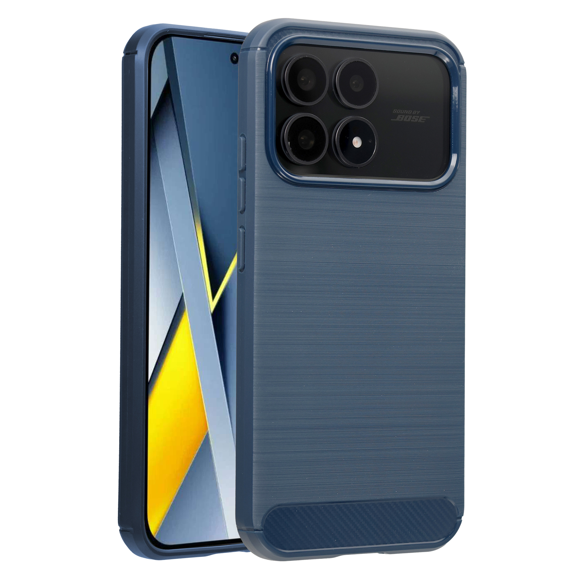 imoshion Coque Brushed Xiaomi Poco F8 Pro - Bleu foncé