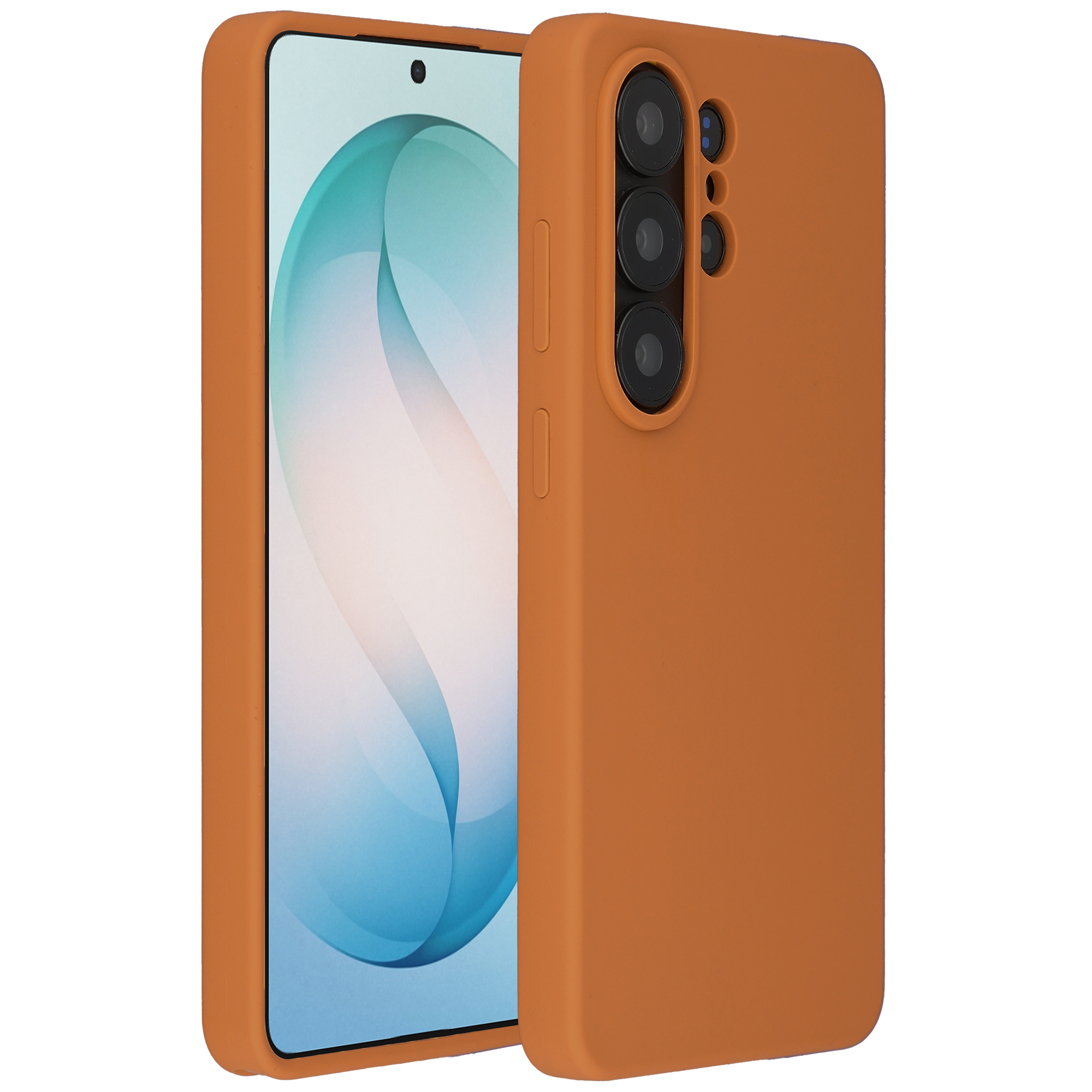 Accezz Coque Liquid Silicone avec MagSafe Samsung Galaxy S26 Ultra - Orange