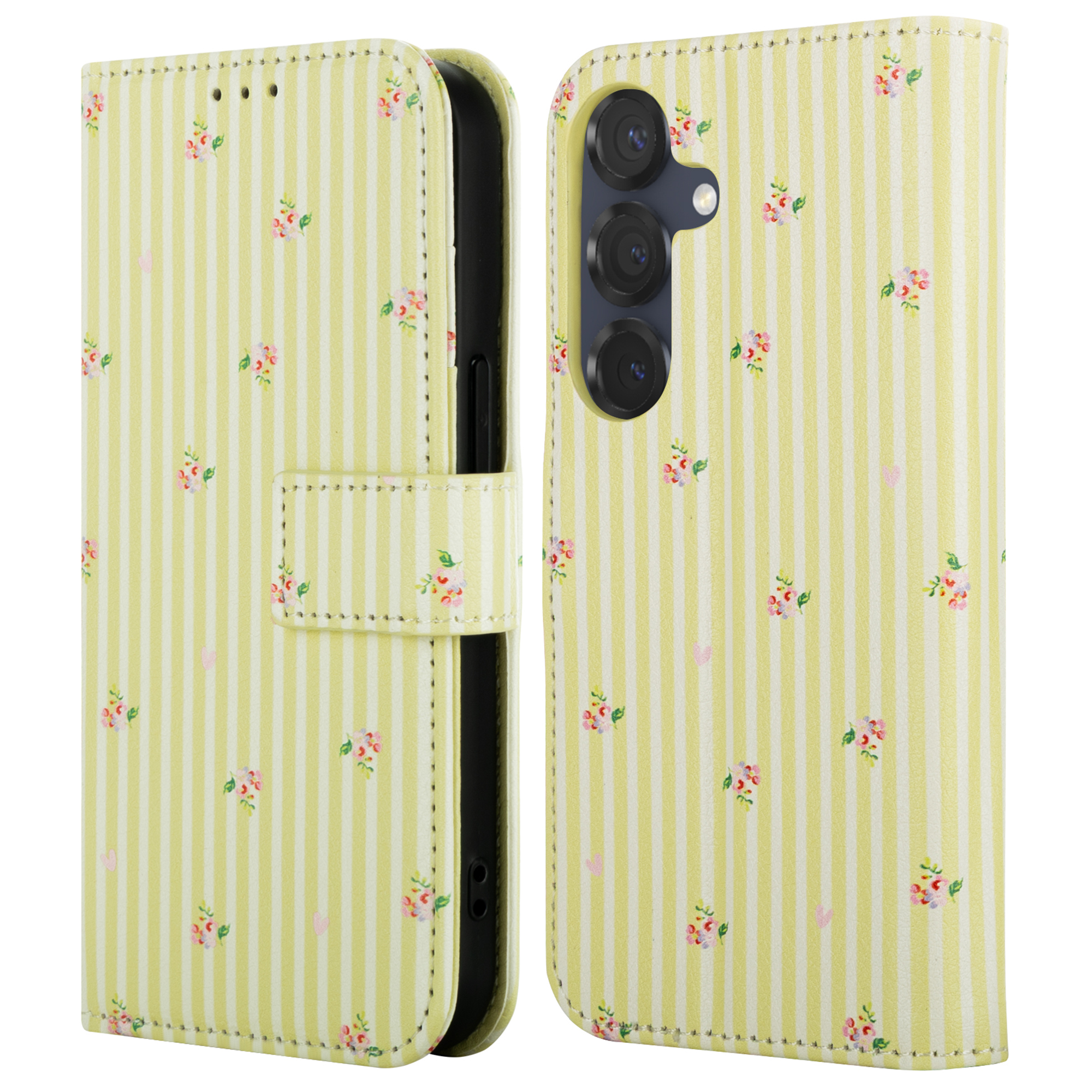 imoshion Design Bookcase voor de Samsung Galaxy S25 - Garden Stripes