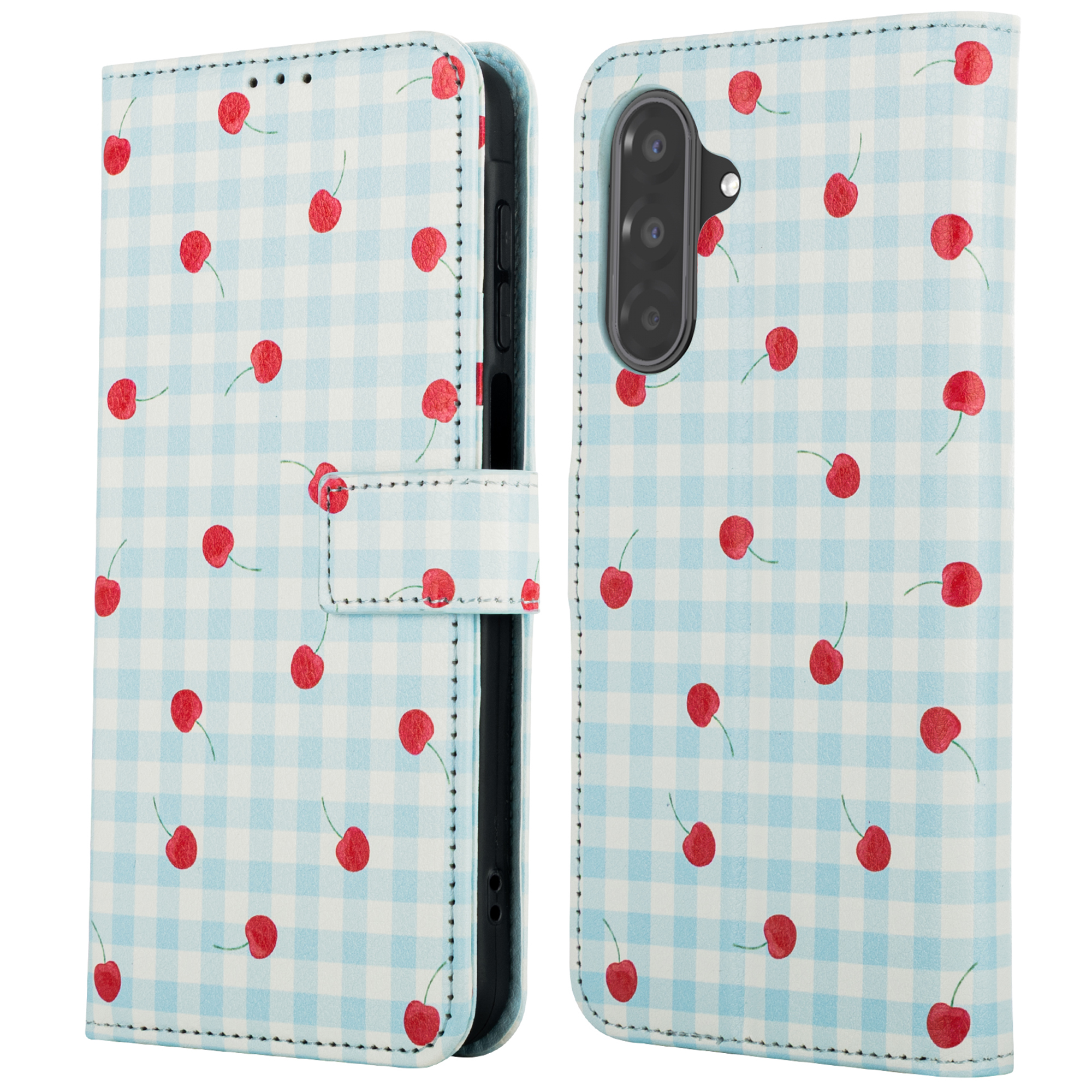imoshion Design Bookcase voor de Samsung Galaxy A56 - Cherry Check