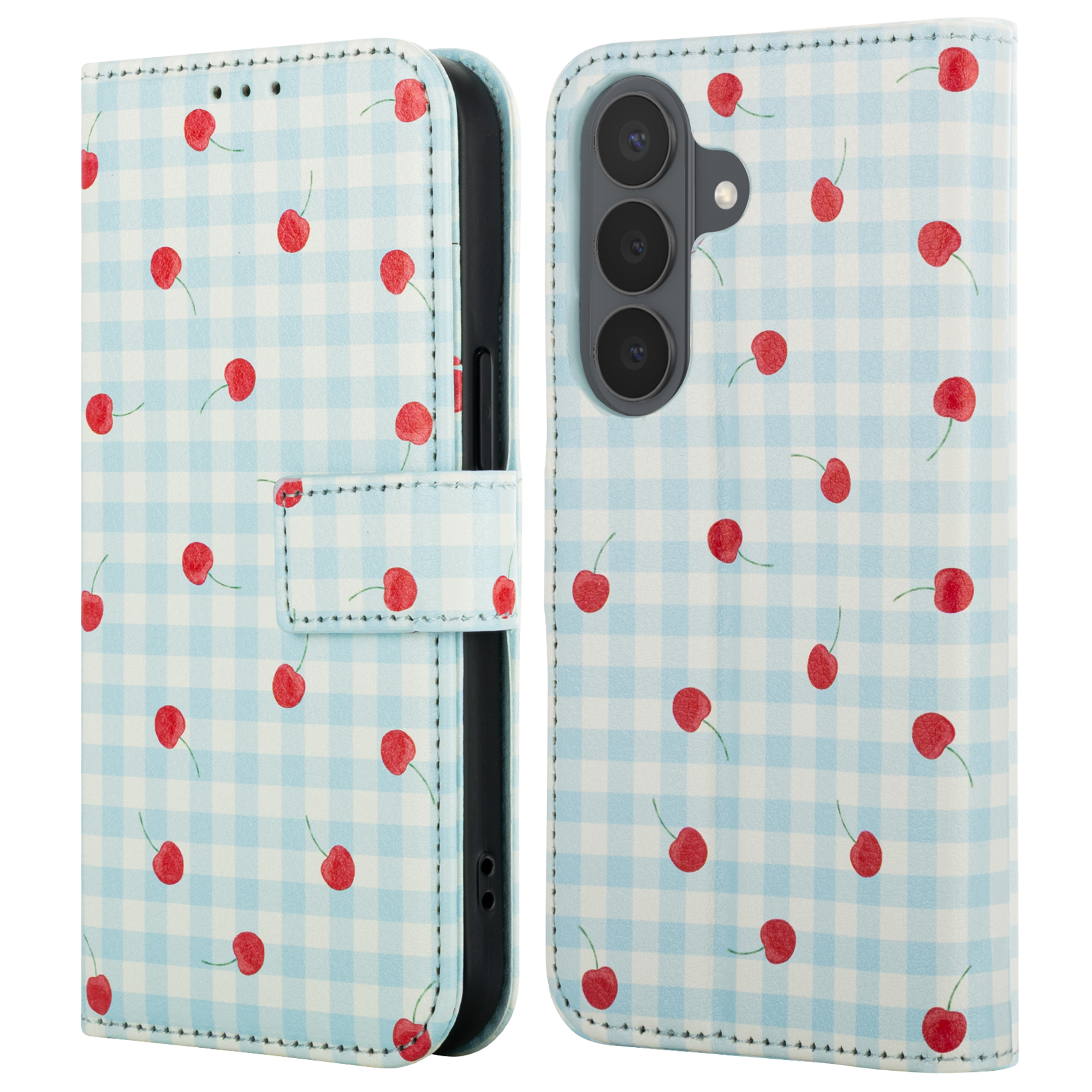 imoshion Design Bookcase voor de Samsung Galaxy S26 - Cherry Check
