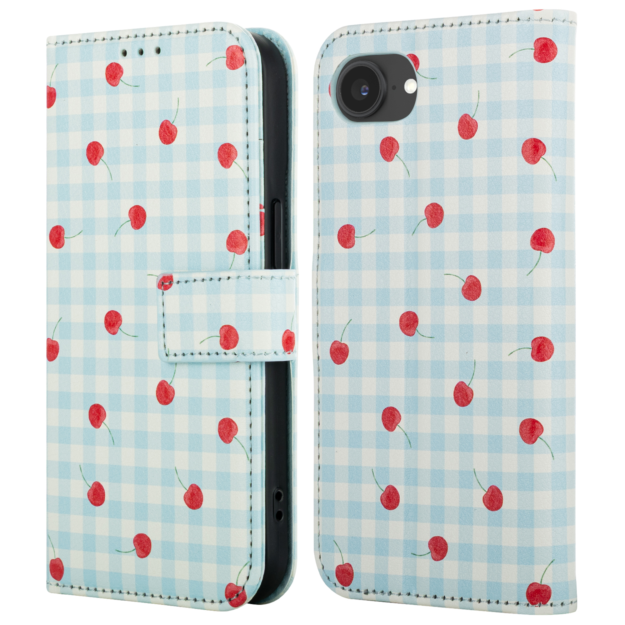 imoshion Design Bookcase voor de Apple iPhone 17e / 16e - Cherry Check