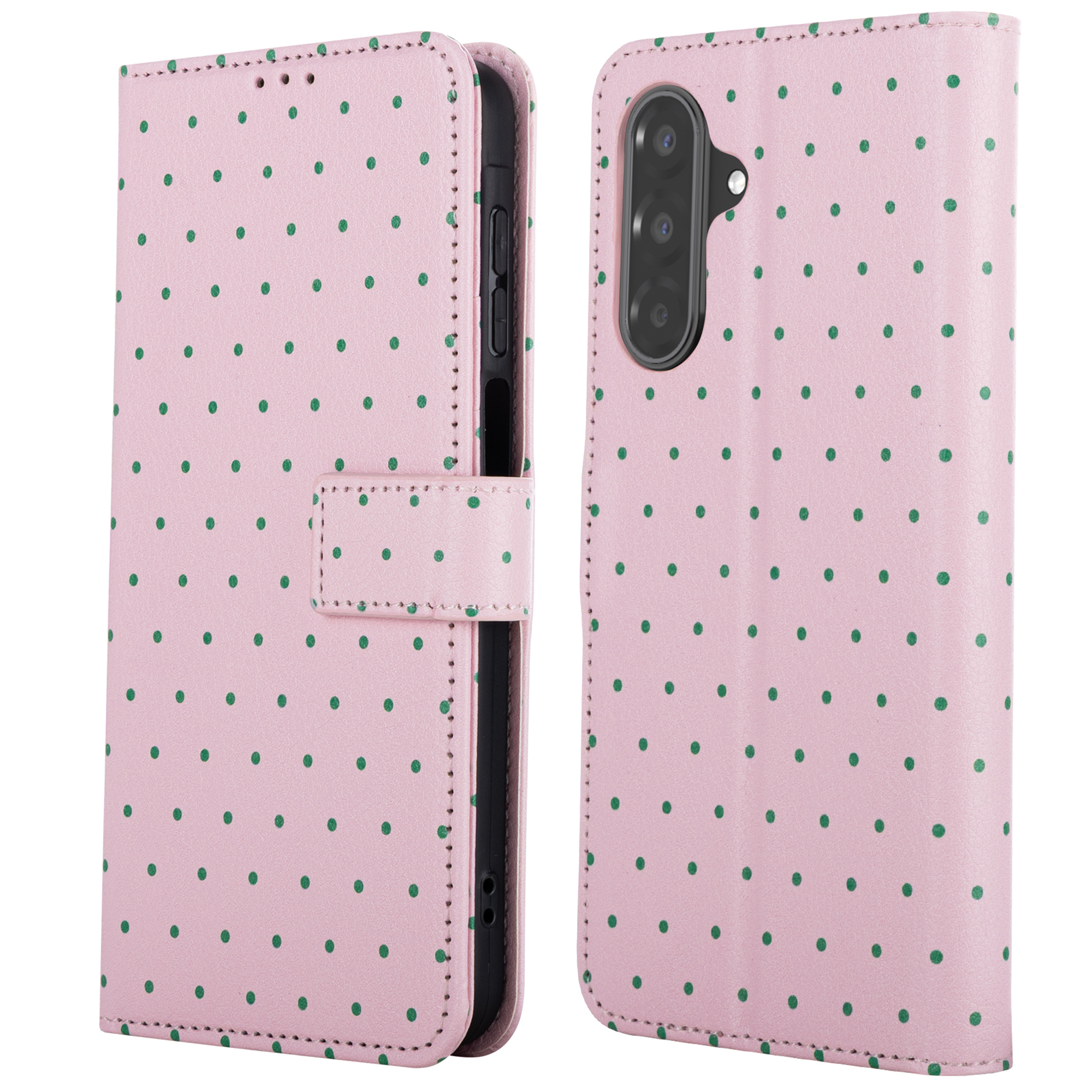 imoshion Design Bookcase voor de Samsung Galaxy A17 (5G) / (4G) - Happy Dots