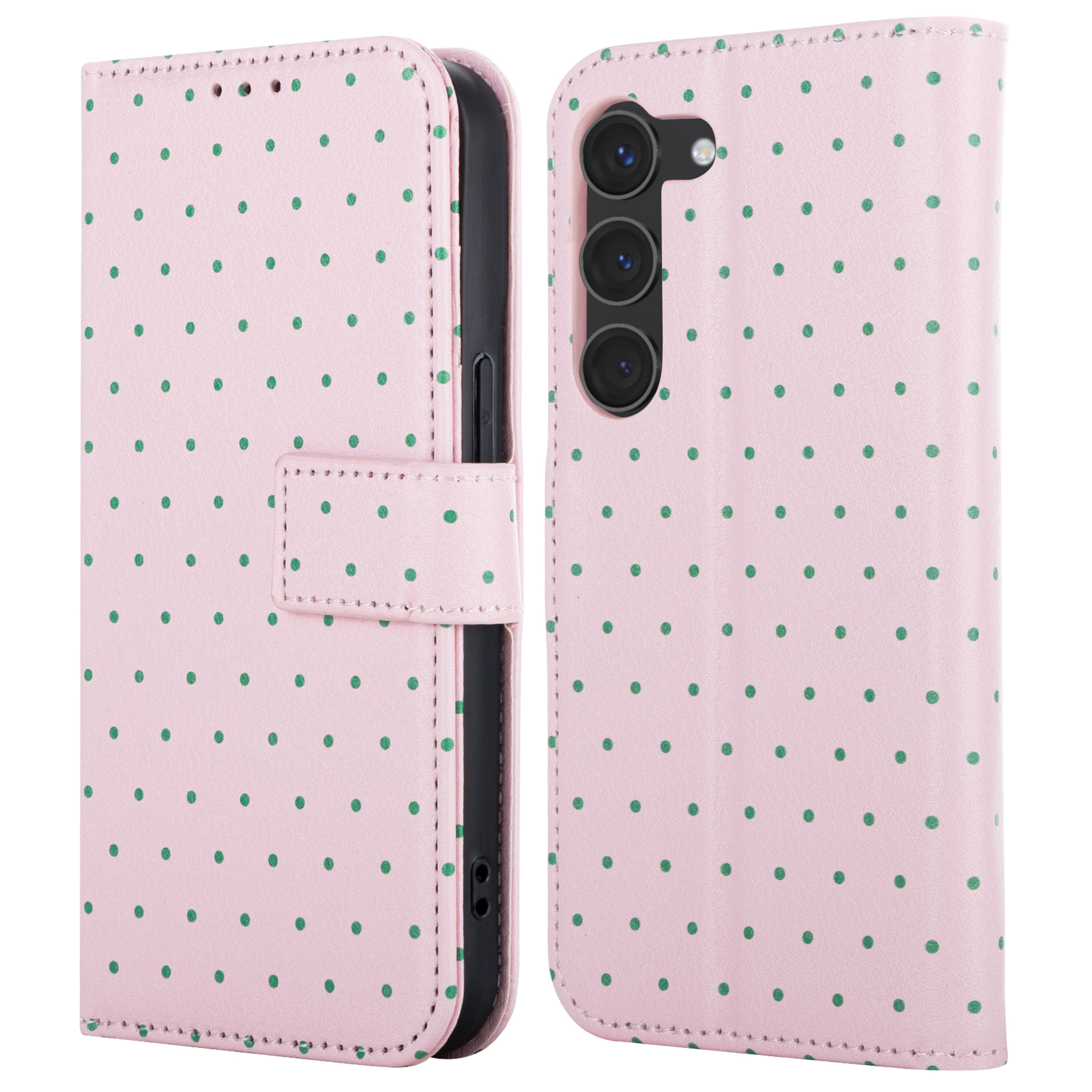 imoshion Design Bookcase voor de Samsung Galaxy S23 - Happy Dots