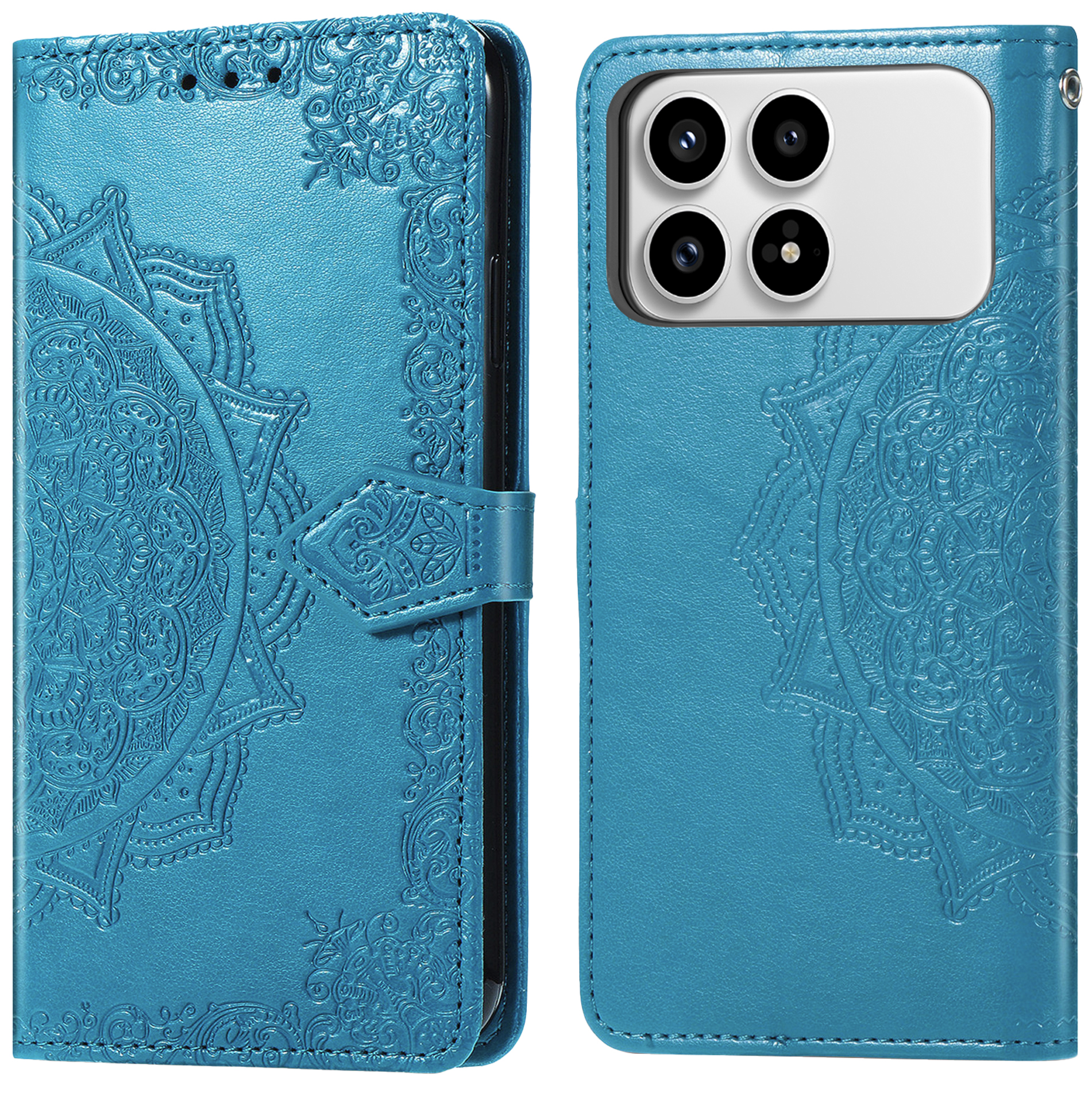 imoshion Mandala Bookcase voor de Xiaomi Poco F8 Pro - Turquoise