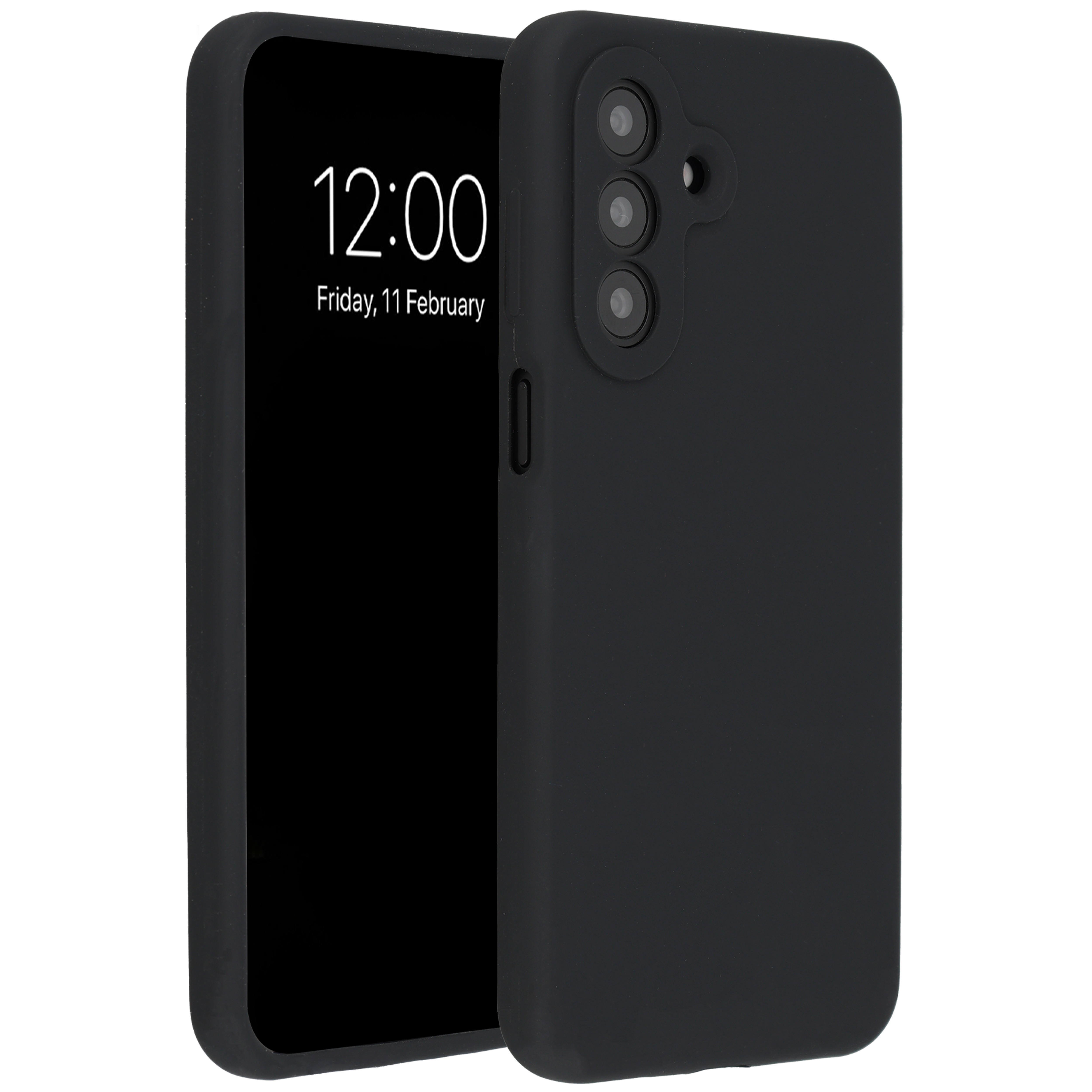 Accezz Coque Liquid Silicone Samsung Galaxy A27 (5G) - Noir