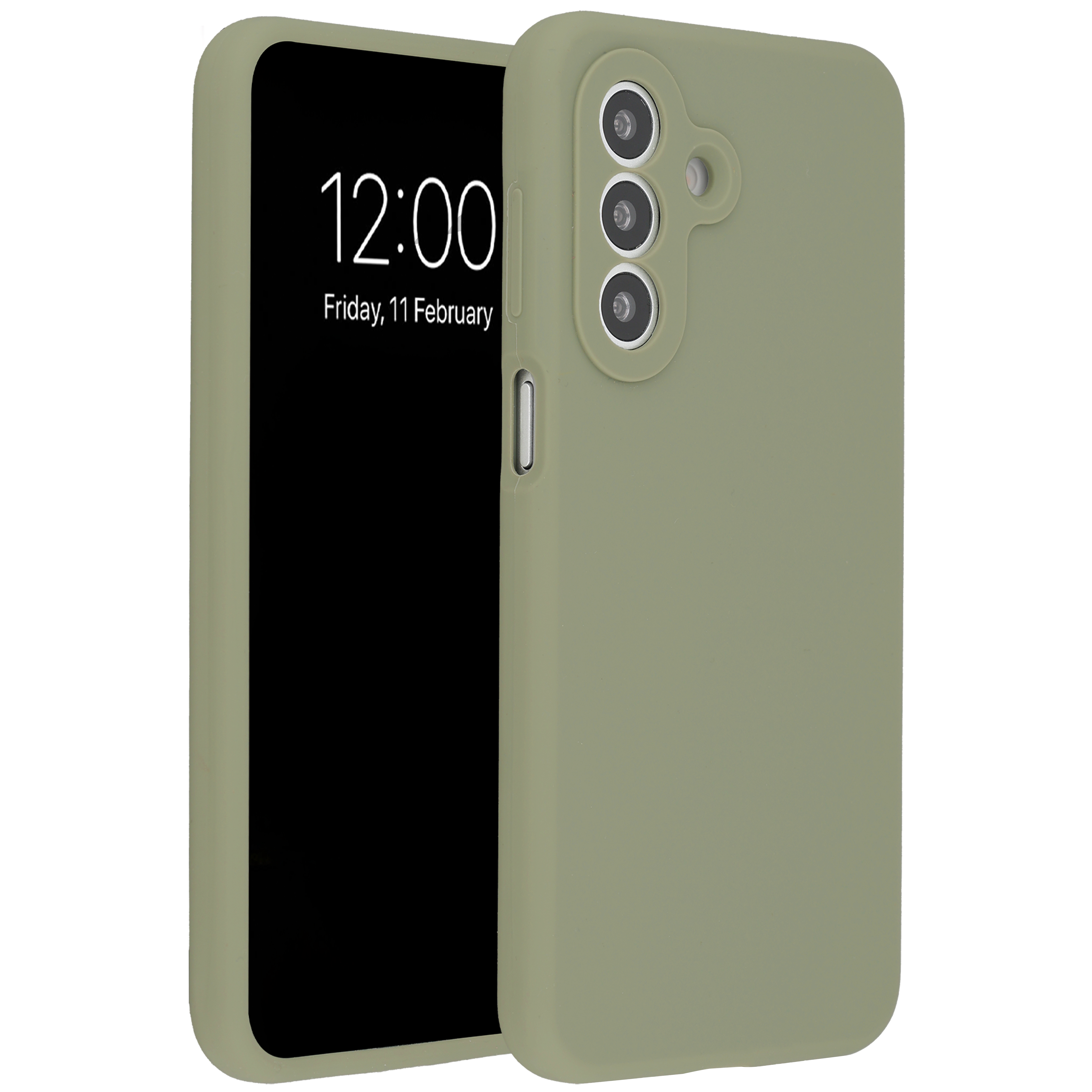 Accezz Coque Liquid Silicone Samsung Galaxy A27 (5G) - Cooper Green