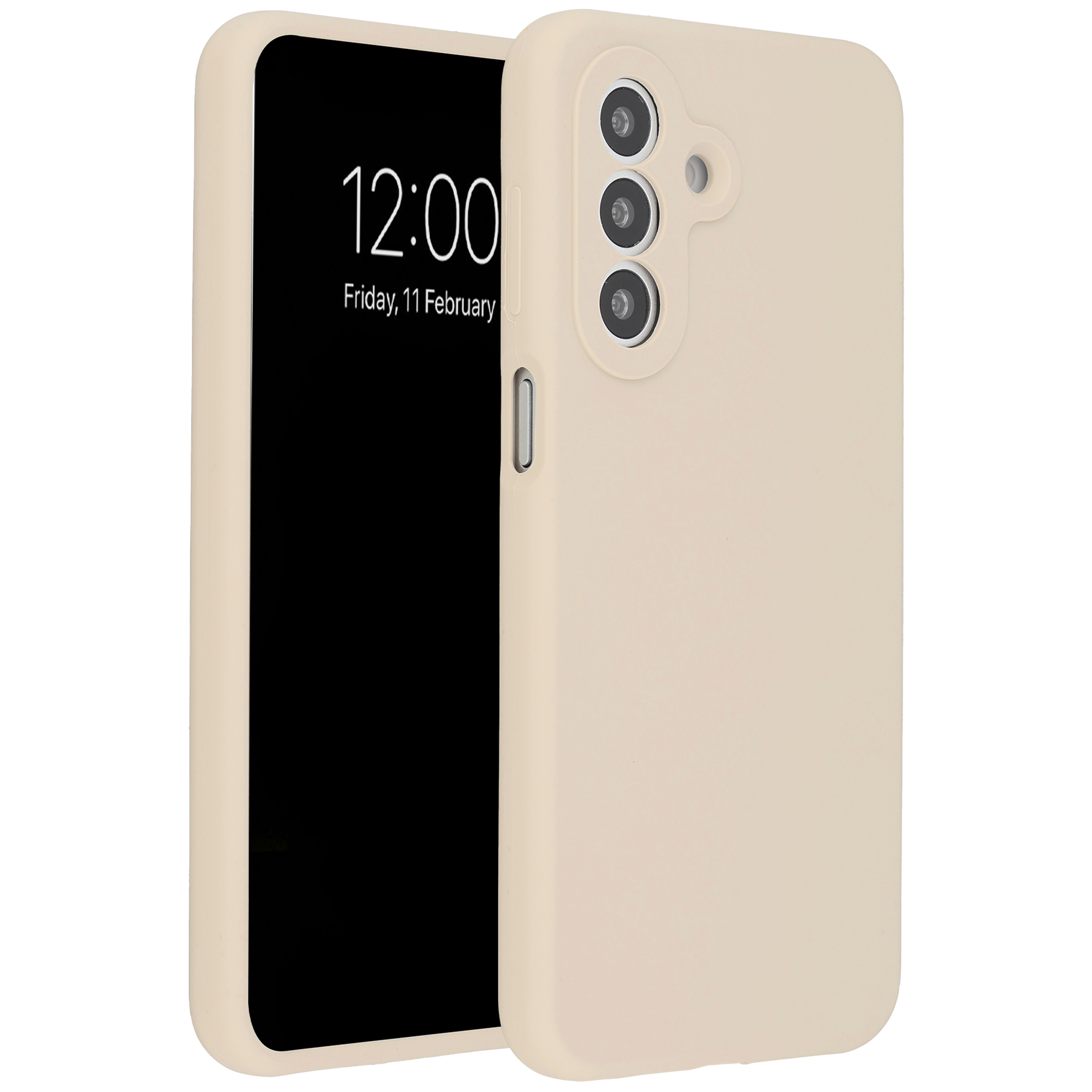 Accezz Coque Liquid Silicone Samsung Galaxy A27 (5G) - Stone