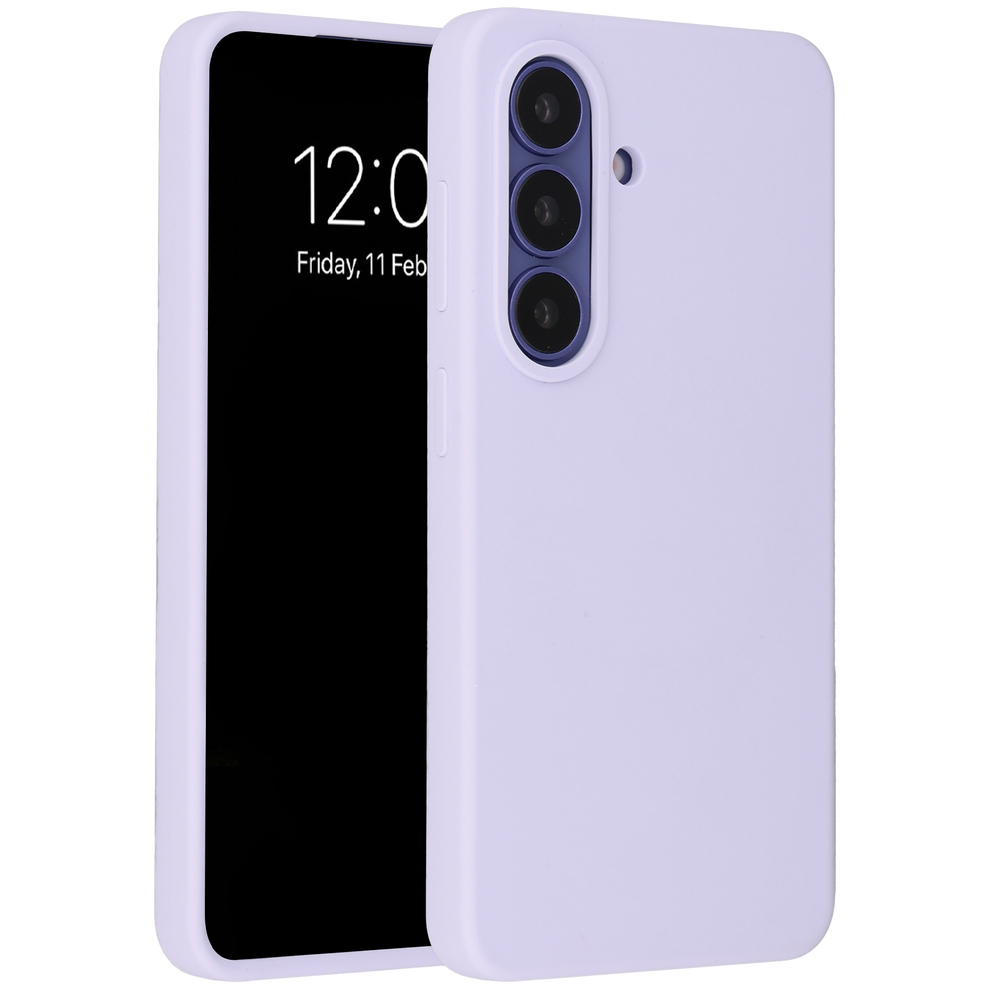 Accezz Coque Liquid Silicone avec MagSafe Samsung Galaxy S26 Plus - Violet