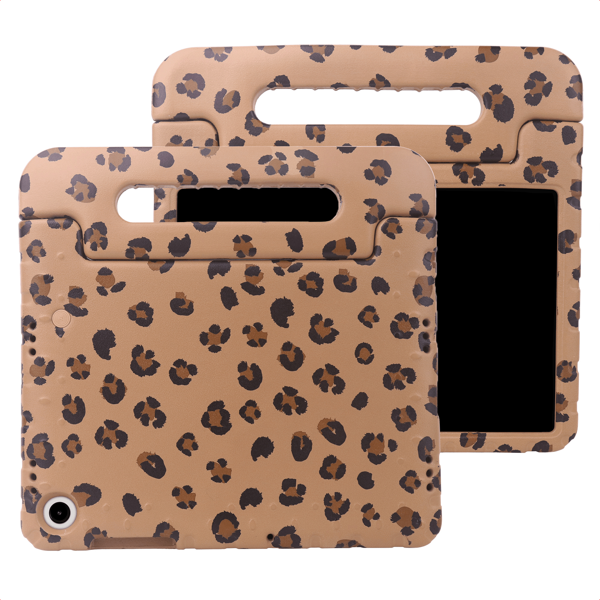 imoshion Kidsproof Design Backcover met handvat voor de Samsung Galaxy Tab A11 Plus / A9 Plus - Panterprint