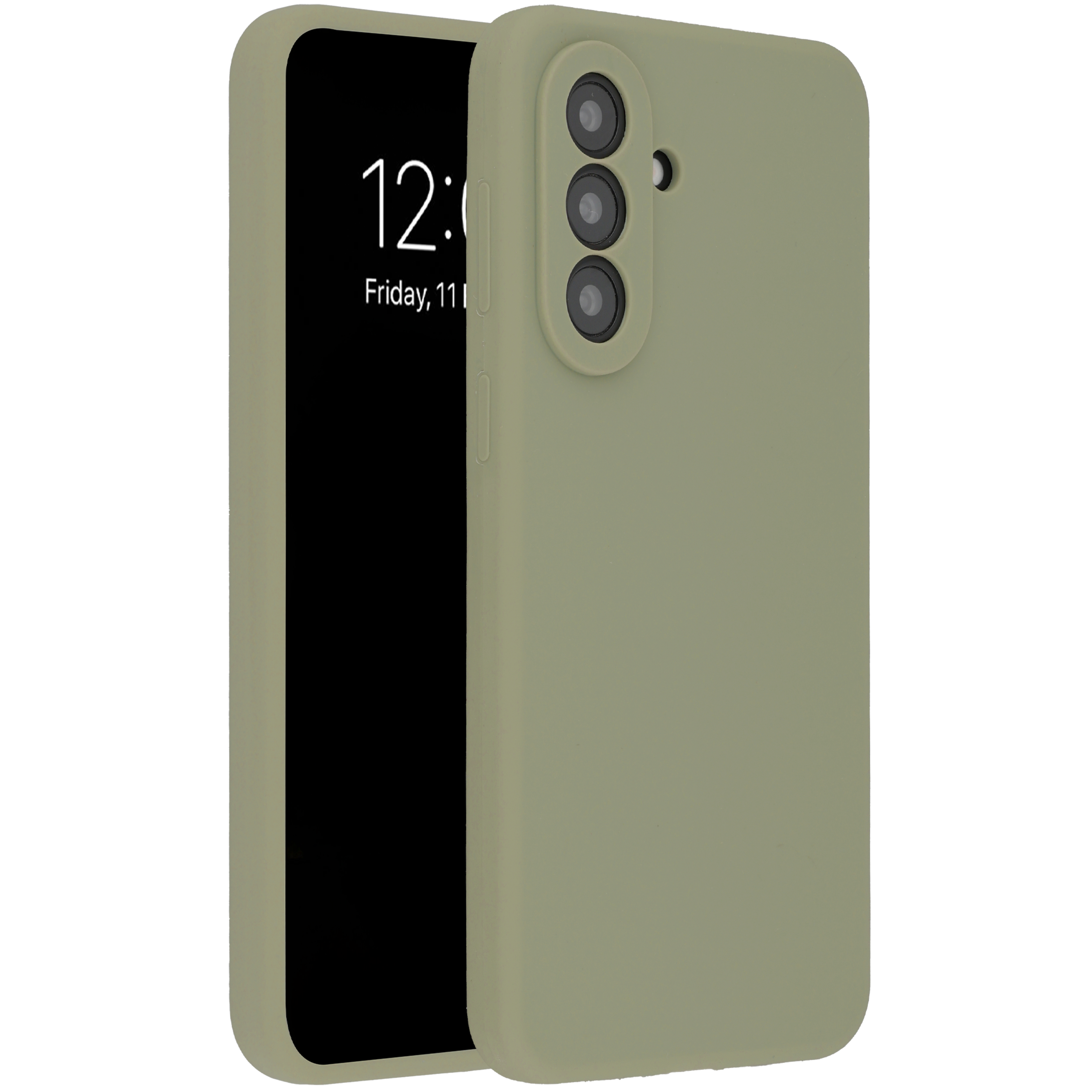 Accezz Liquid Silicone Backcover voor de Samsung Galaxy A37 (5G) - Cooper Green