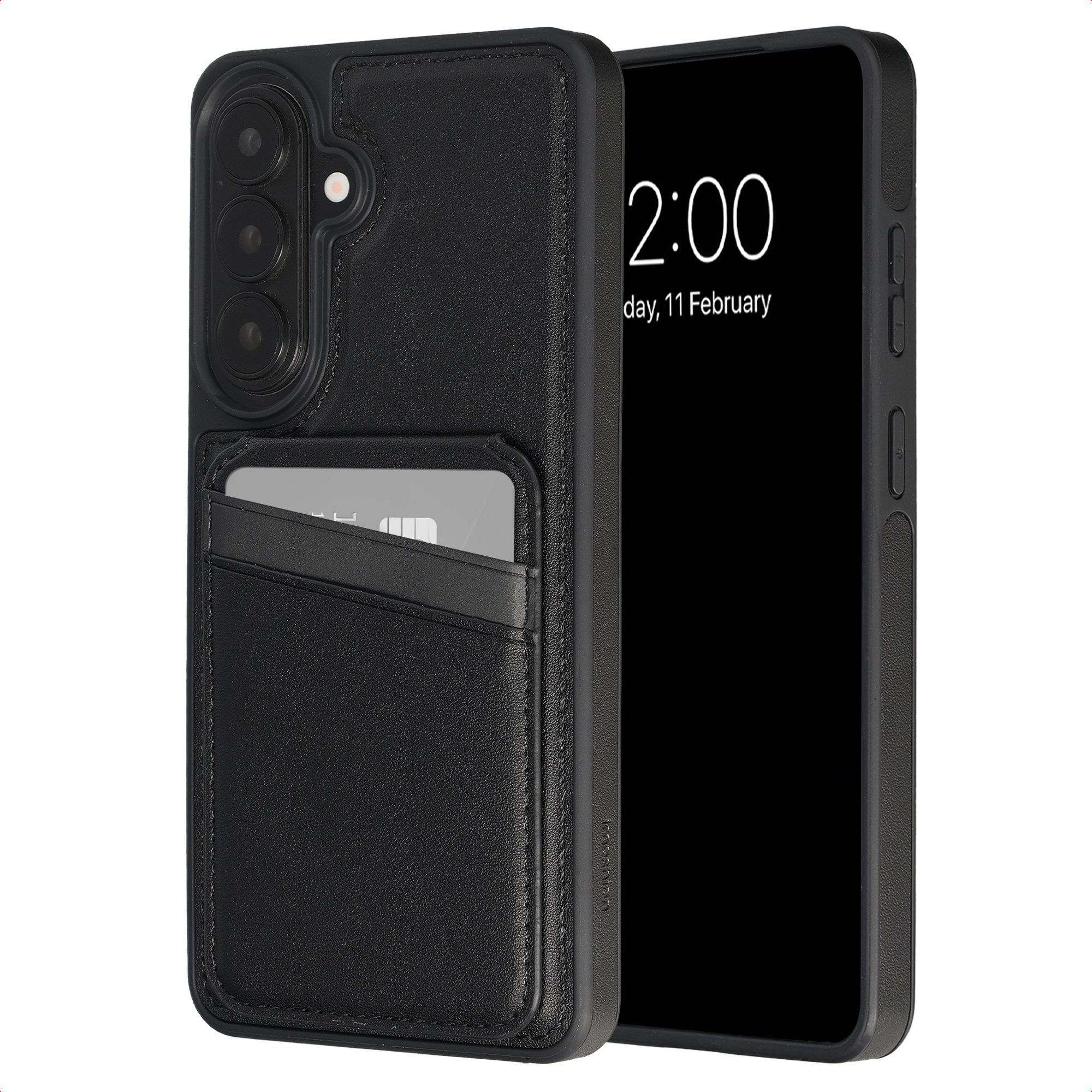 imoshion Coque arrière avec porte-cartes et support Samsung Galaxy S26 Plus - Noir