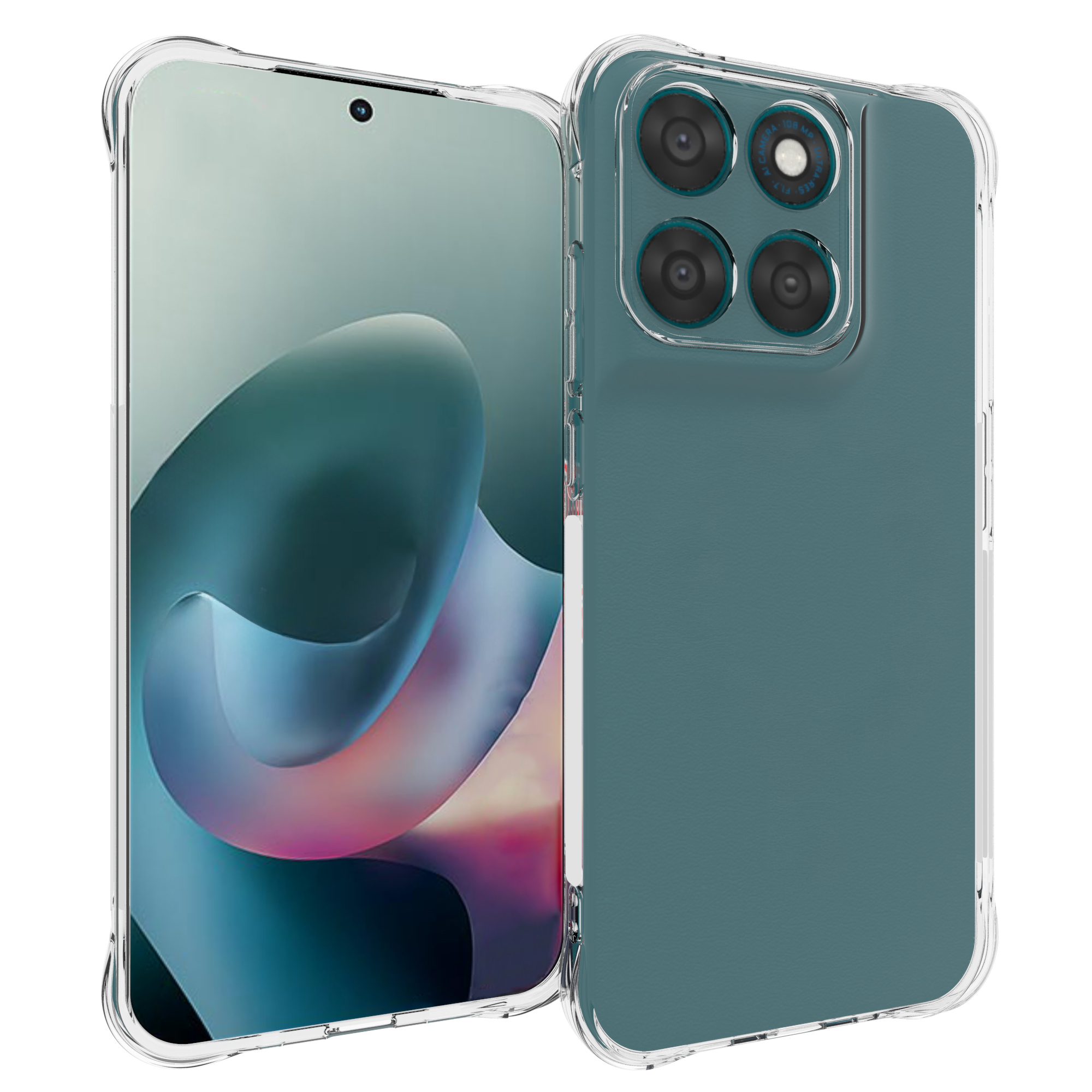 imoshion Shockproof Case voor de Motorola Moto G77 - Transparant