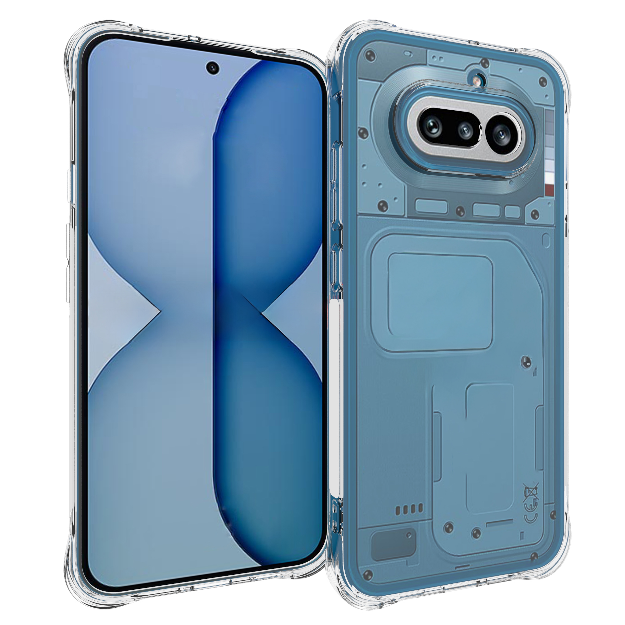 imoshion Shockproof Case Nothing Phone (4a) - Transparent