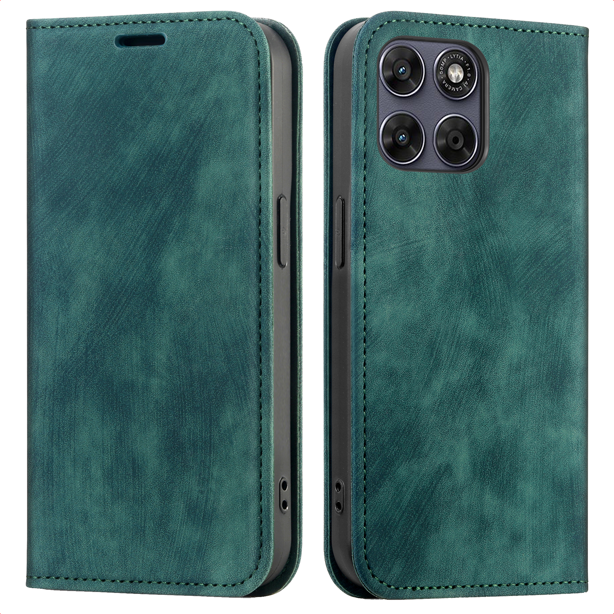 imoshion Slim Bookcase voor de Motorola Moto G77 - Groen