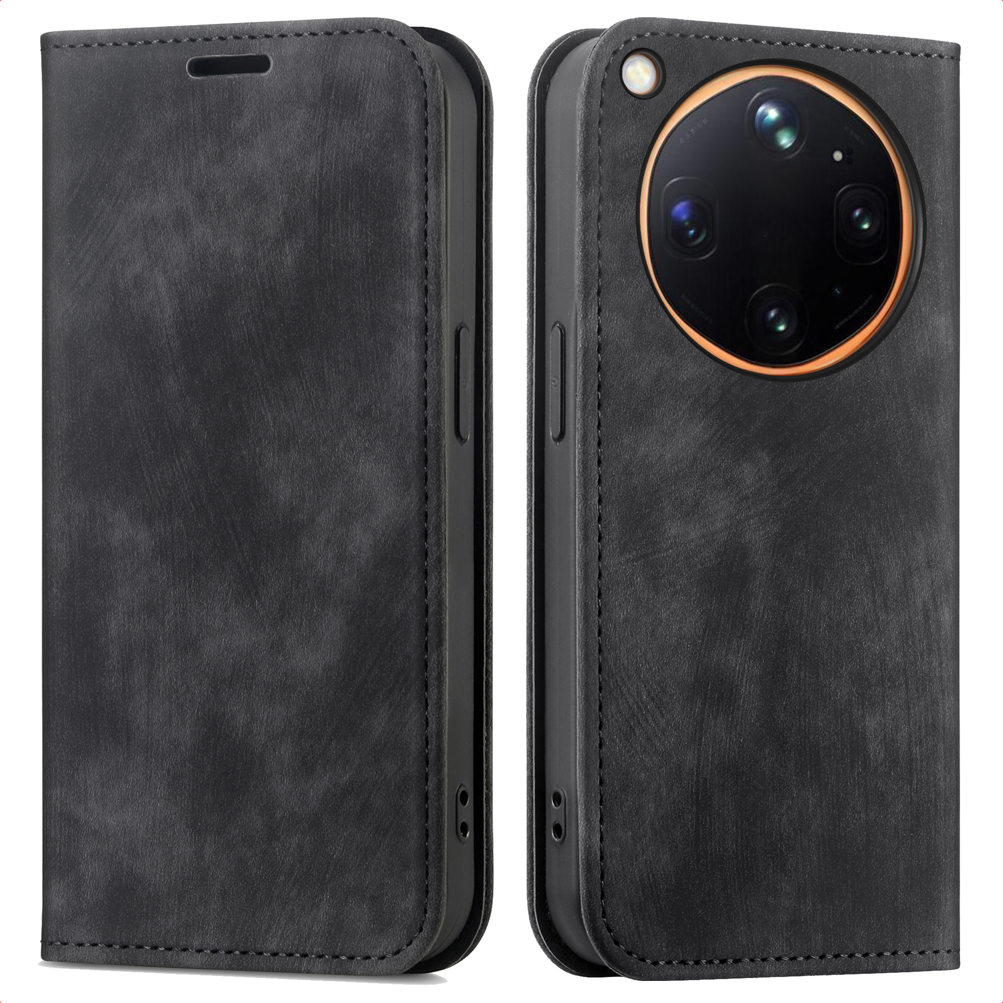 imoshion Slim Bookcase voor de Oppo Find X9 Ultra - Zwart