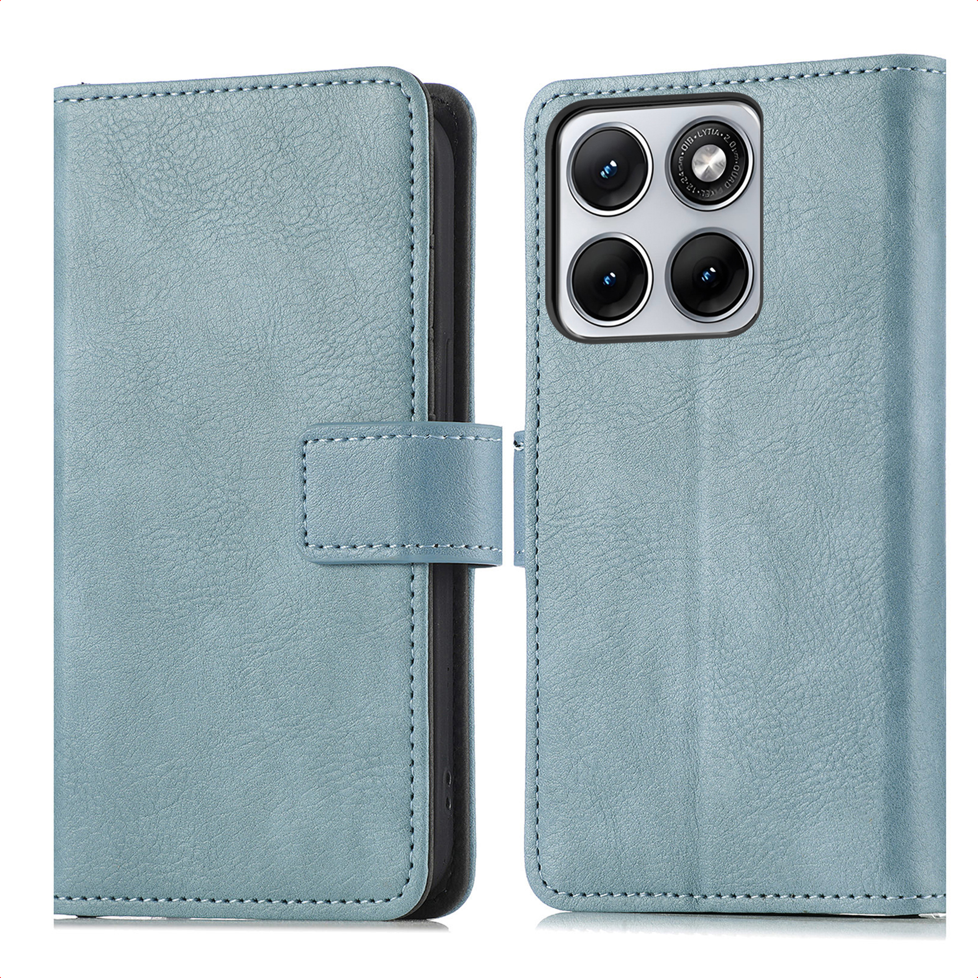 imoshion Luxe Bookcase voor de Motorola Edge 70 Fusion - Lichtblauw