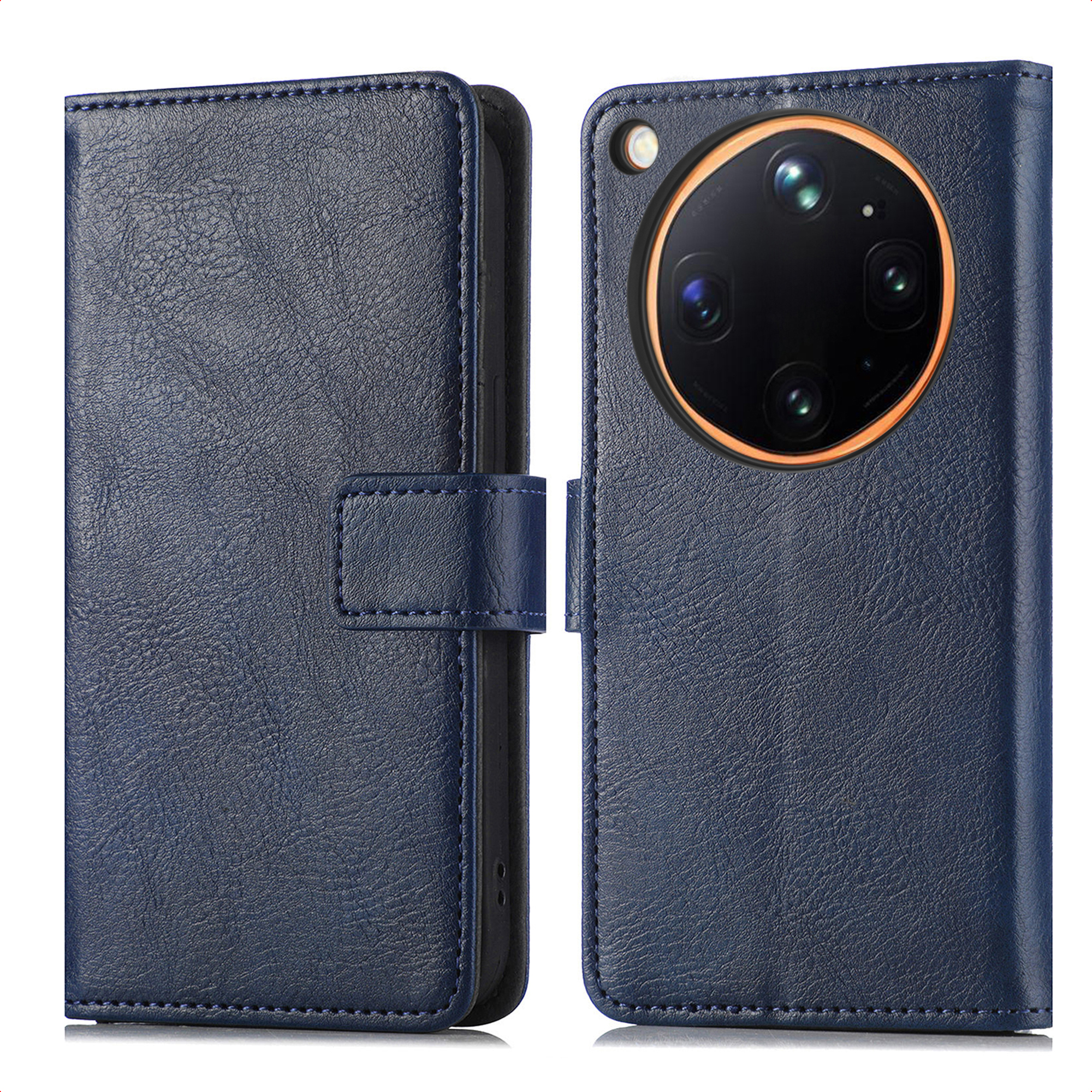 imoshion Luxe Bookcase voor de Oppo Find X9 Ultra - Donkerblauw