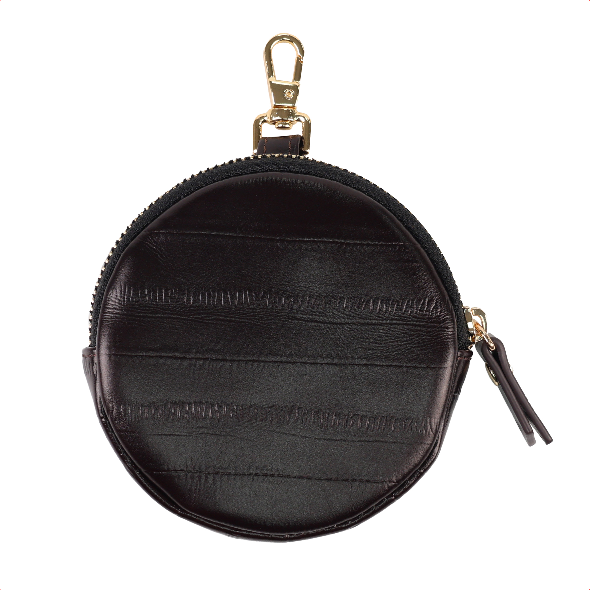 Selencia Nova Real Leather Mini Pouch - Dark Chocolate