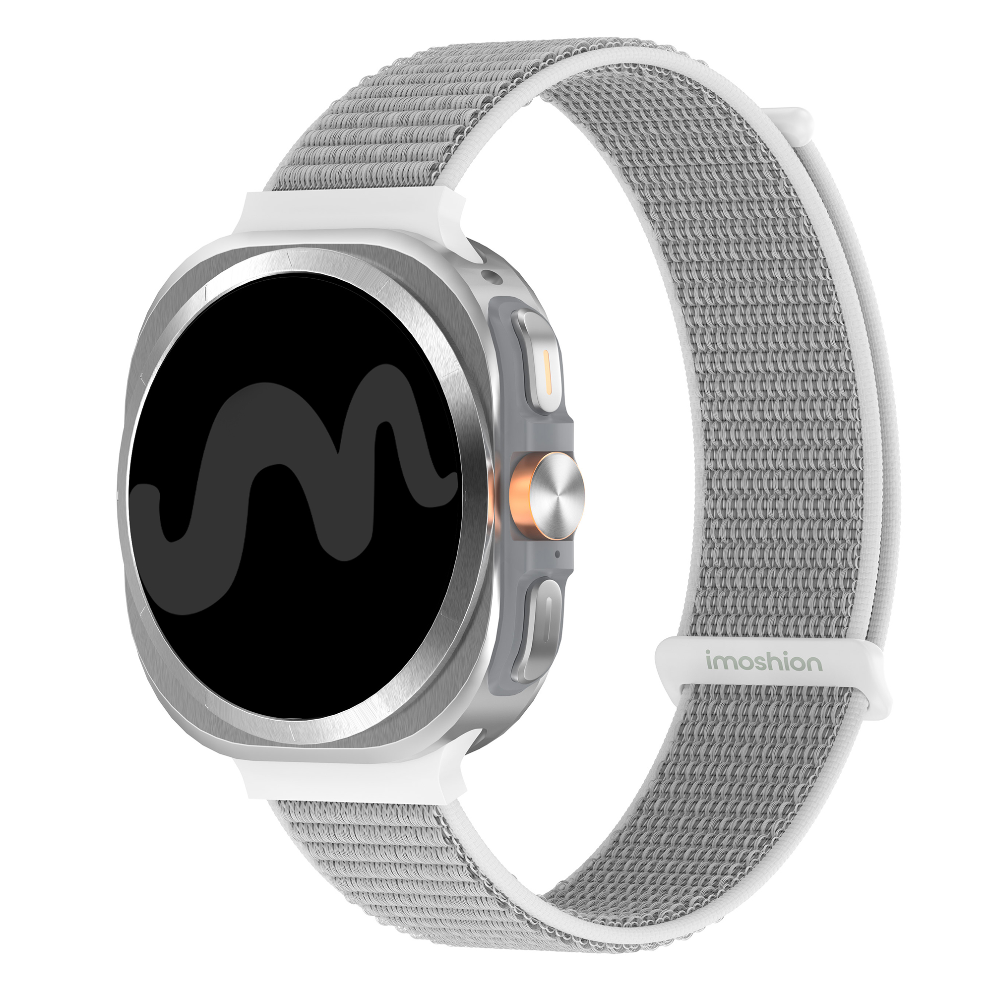 imoshion Bracelet en nylon Samsung Galaxy Watch Ultra 2 (2026) / Ultra (2024/2025) - Seashell