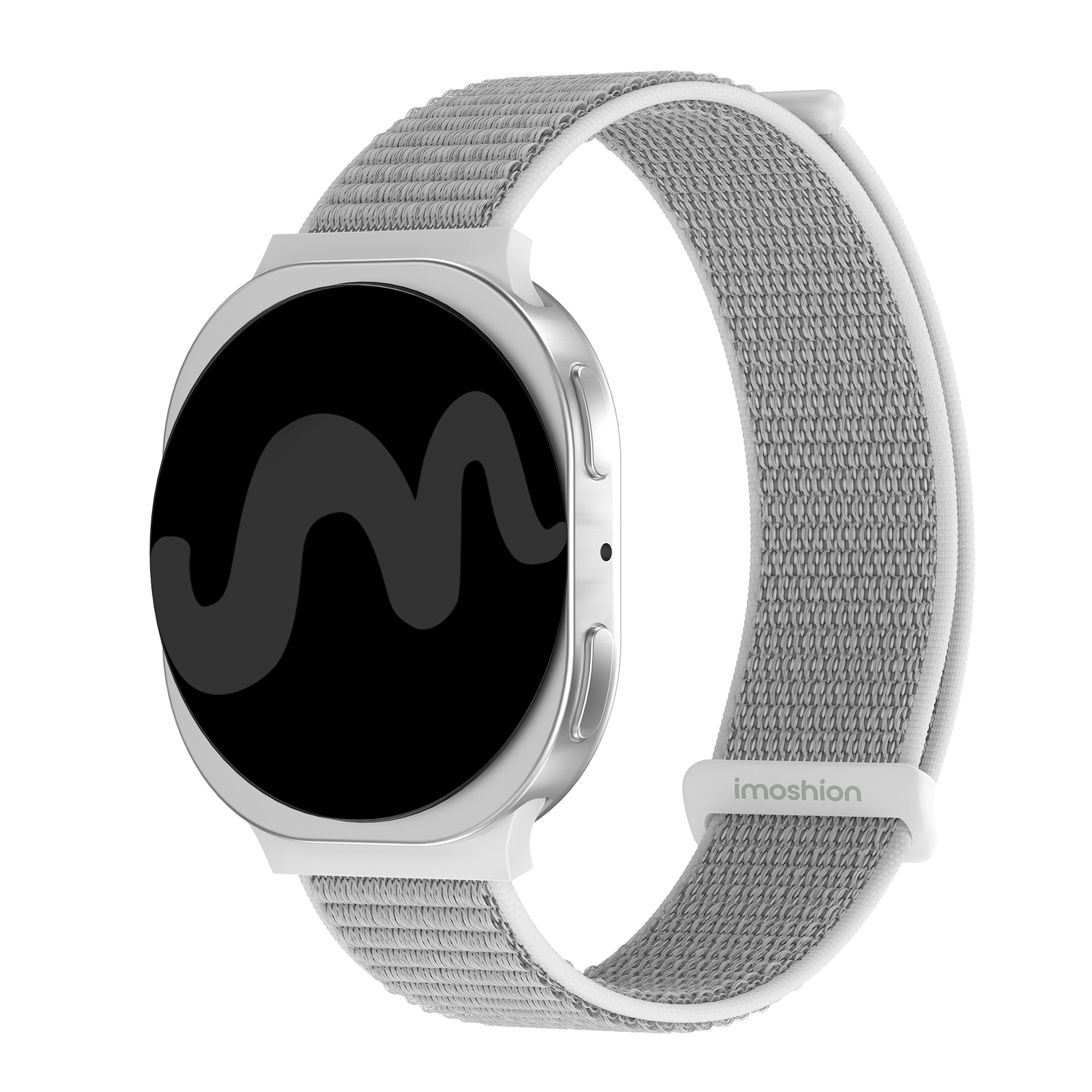 imoshion Bracelet en nylon Samsung Galaxy Watch 9 (40/44mm) / Watch 8 (40/44mm) / Classic (46mm) - Seashell