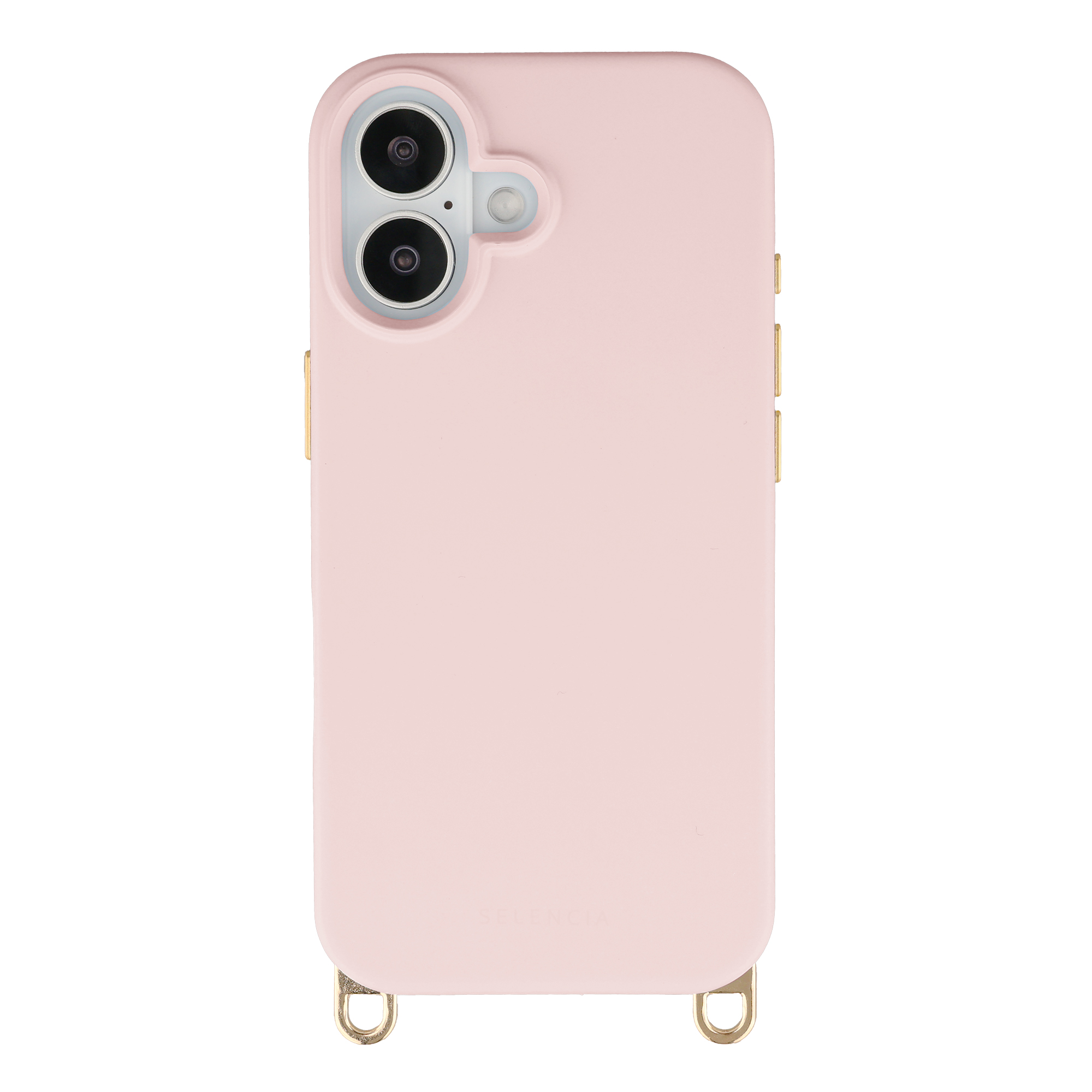 Selencia Rivièra MagSafe Backcover met afneembare haakjes voor de Apple iPhone 17 - Sorbet Pink