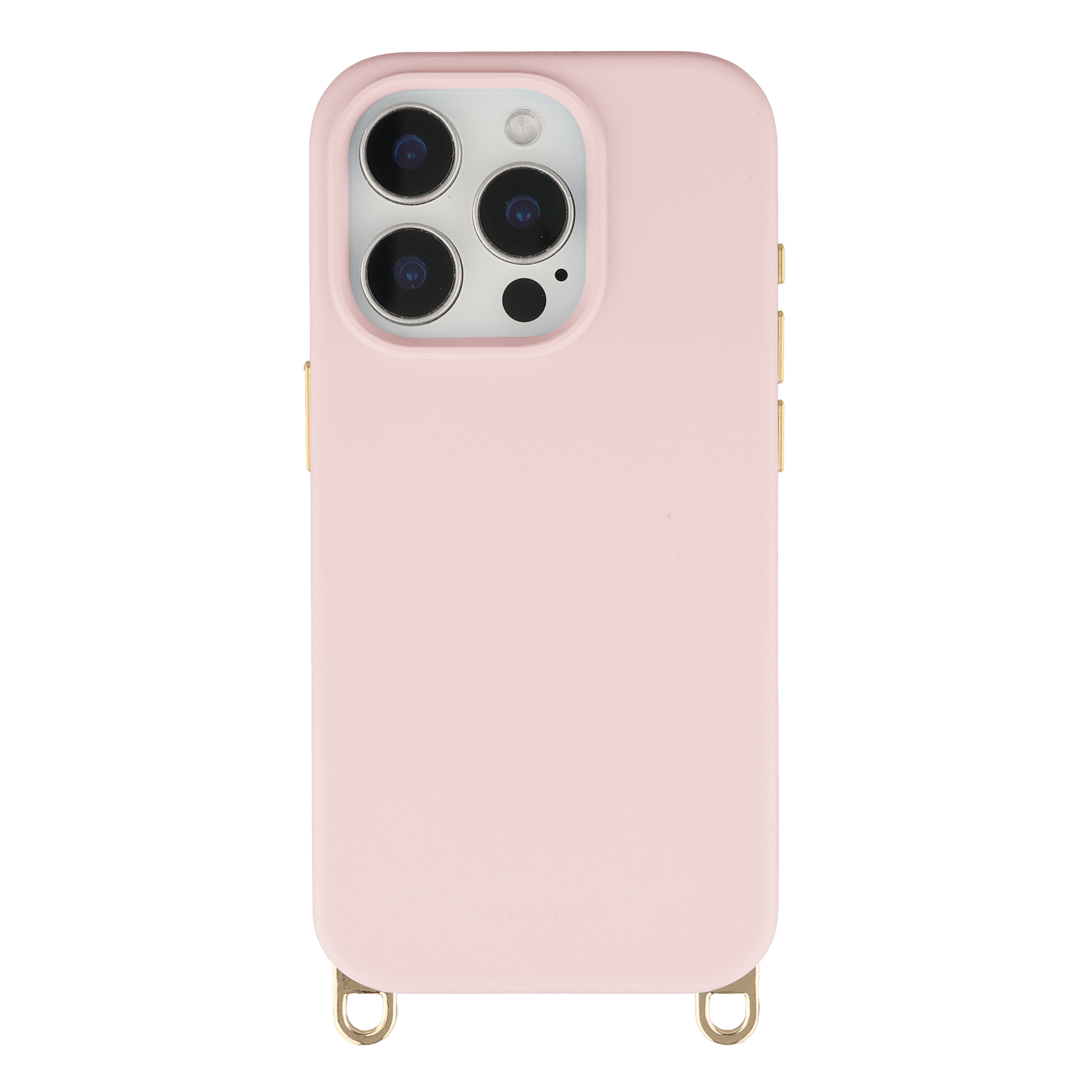 Selencia Rivièra MagSafe Backcover met afneembare haakjes voor de Apple iPhone 15 Pro - Sorbet Pink