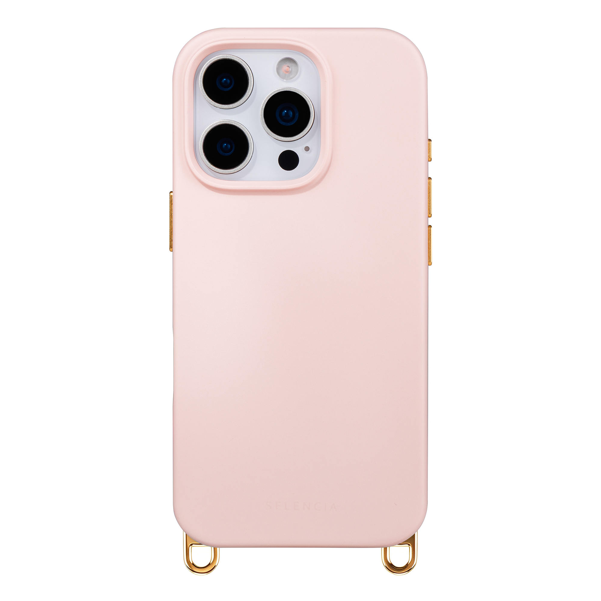 Selencia Rivièra MagSafe Backcover met afneembare haakjes voor de Apple iPhone 16 Pro Max - Sorbet Pink