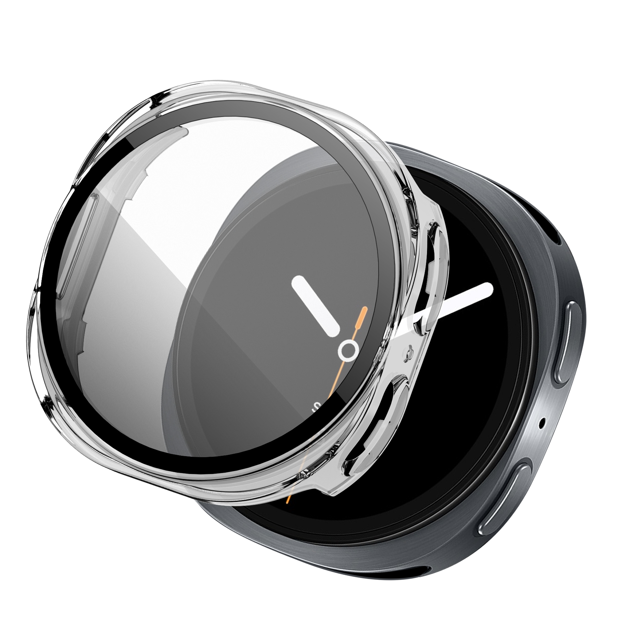 imoshion Full Cover Hardcase voor de Samsung Galaxy Watch 8 (44 mm) - Transparant