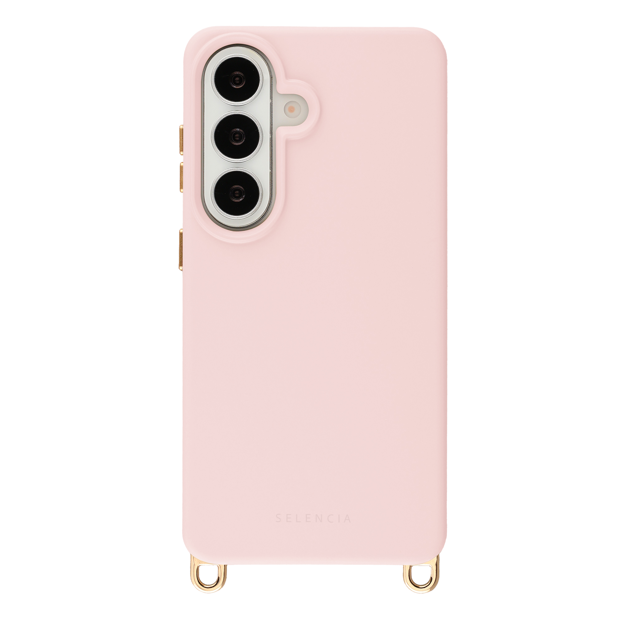 Selencia Rivièra MagSafe Backcover met afneembare haakjes voor de Samsung Galaxy S26 - Sorbet Pink