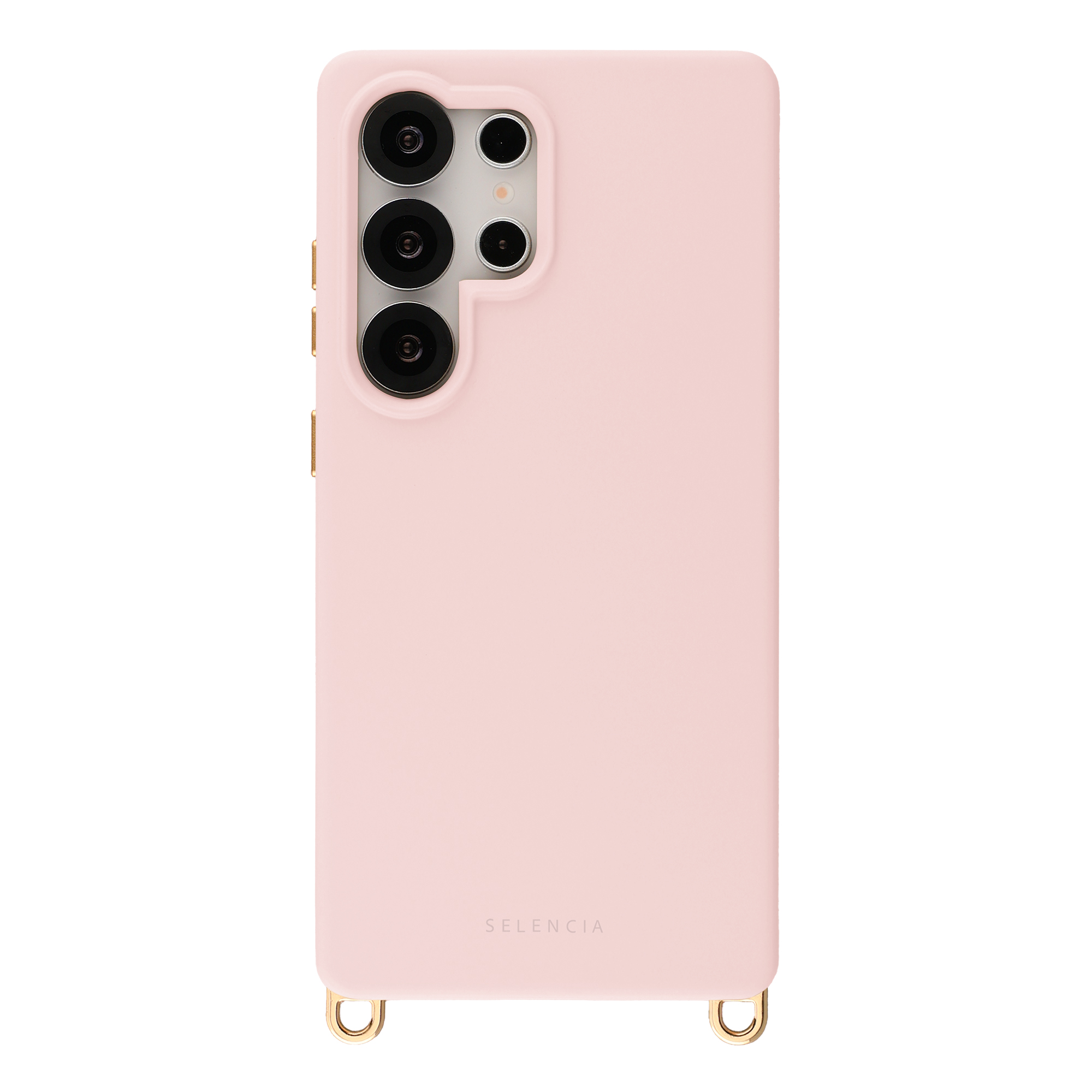 Selencia Rivièra MagSafe Backcover met afneembare haakjes voor de Samsung Galaxy S25 Ultra - Sorbet Pink