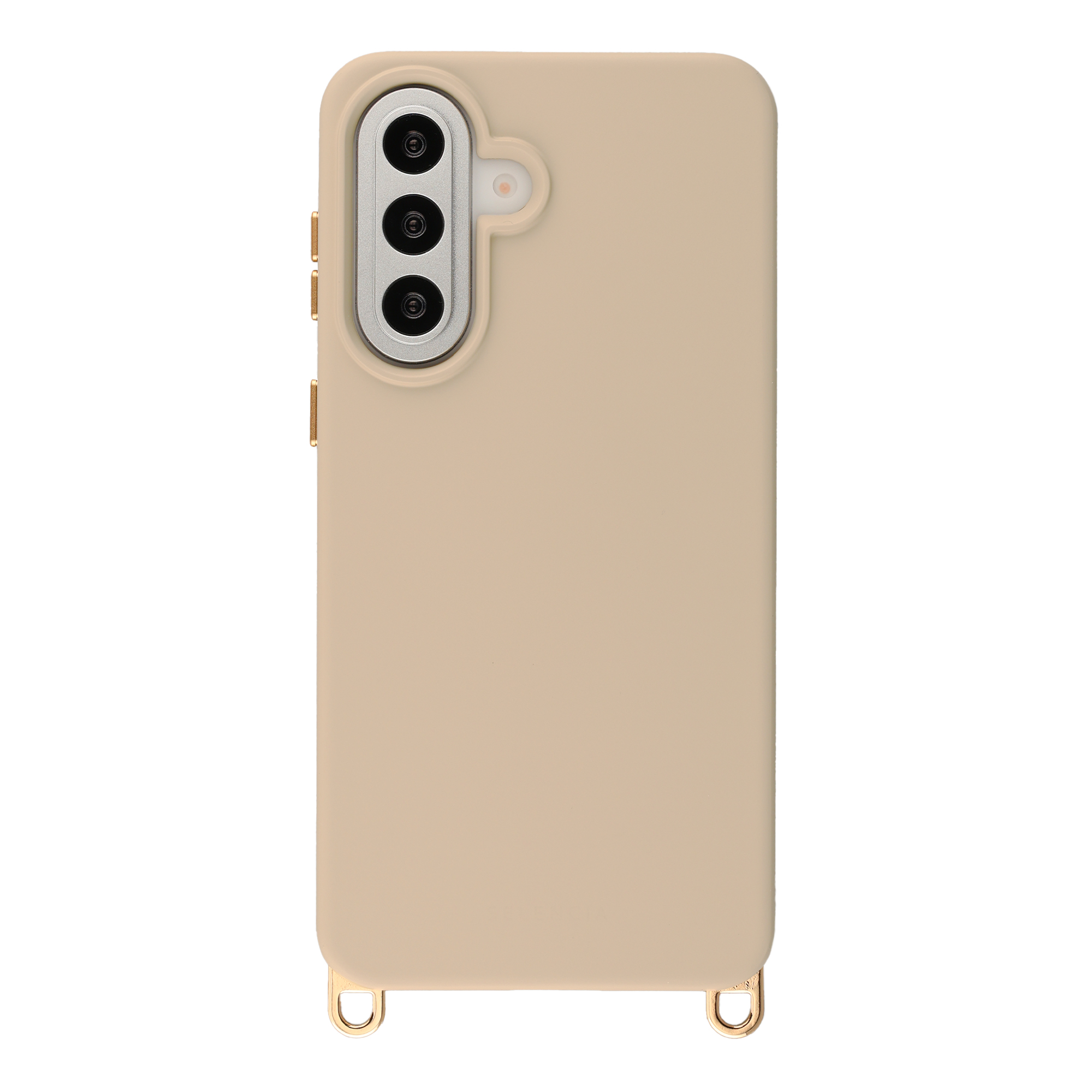 Selencia Rivièra MagSafe Backcover met afneembare haakjes voor de Samsung Galaxy A57 (5G) - Milky Latte